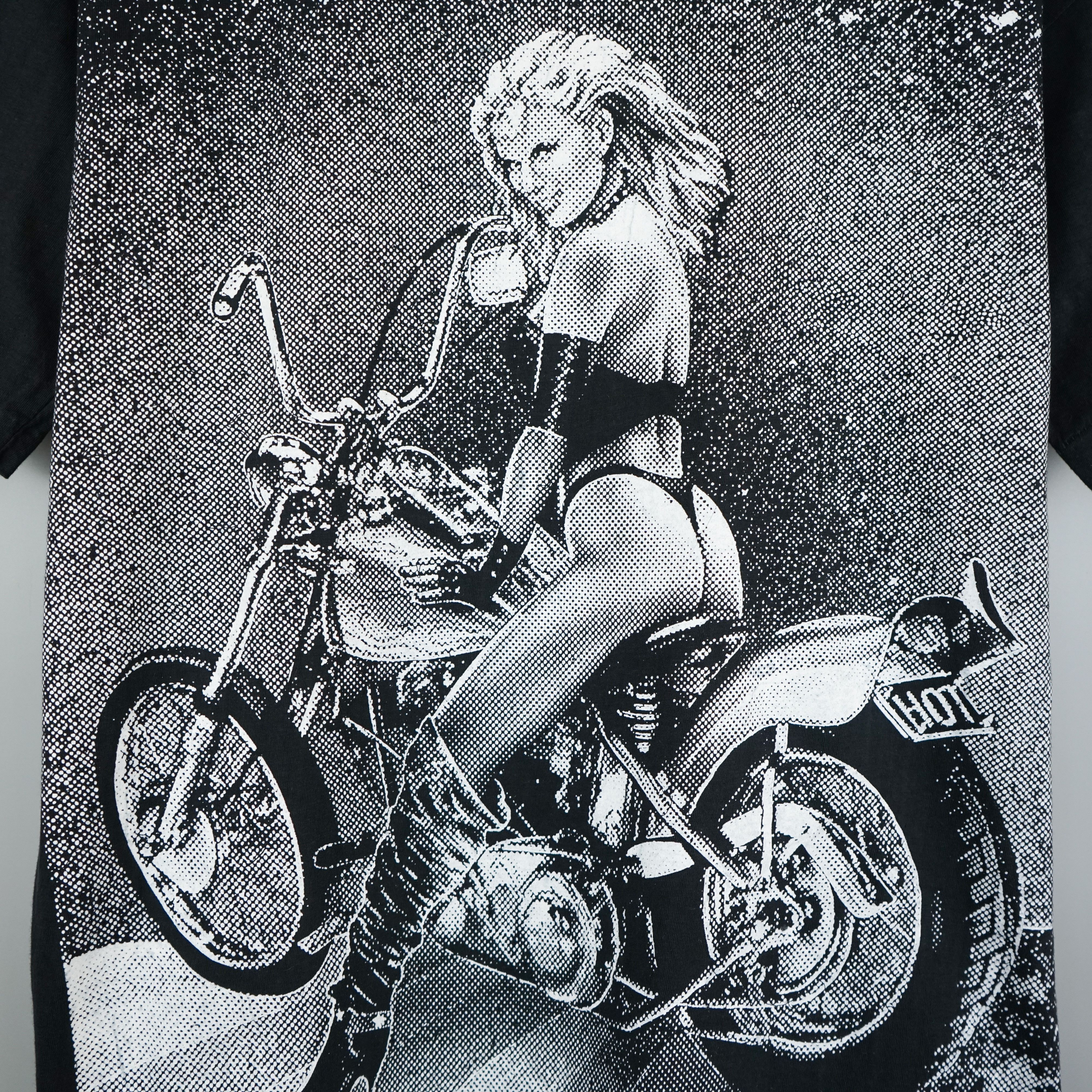Harley Davidson × Vintage × West Coast Choppers vintage Biker t shirt Single Stitch All Over Print Size US M / EU 48-50 / 2 - 2 Thumbnail