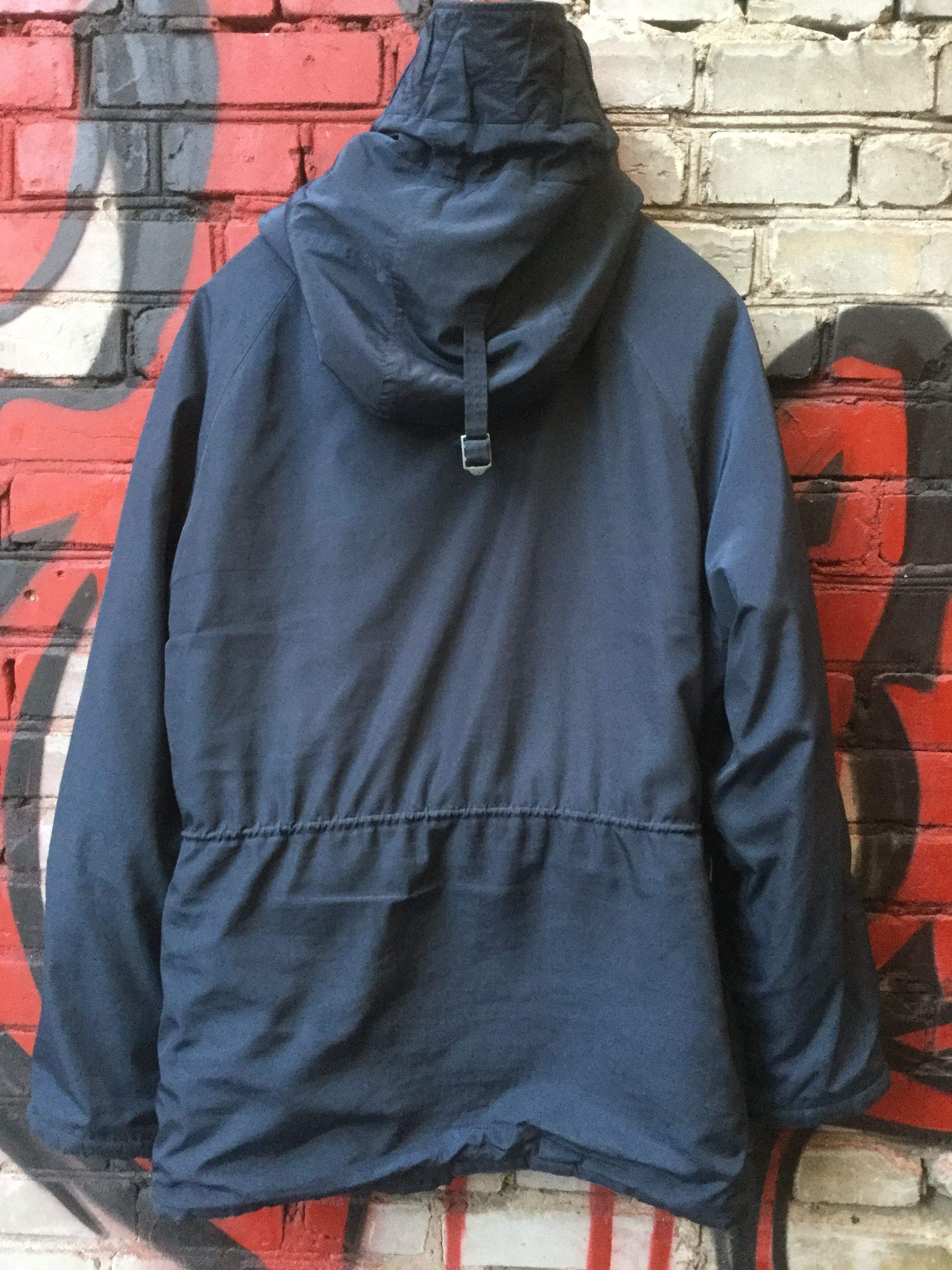 Denis Simachev Oversized dark blue parka. Like Raf Simons or Rick Owens Size US M / EU 48-50 / 2 - 6 Thumbnail