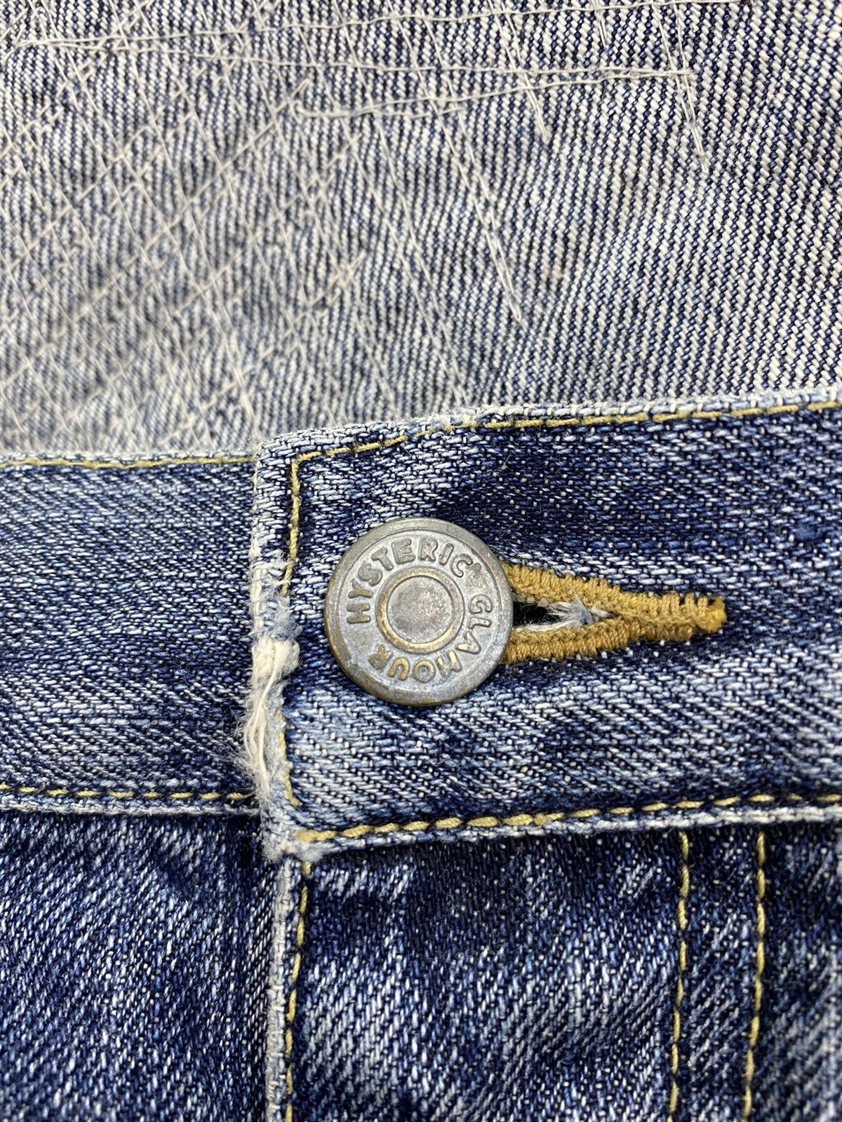 Hysteric Glamour Hysteric Glamour Distressed Patchwork Denim Size US 30 / EU 46 - 14 Thumbnail