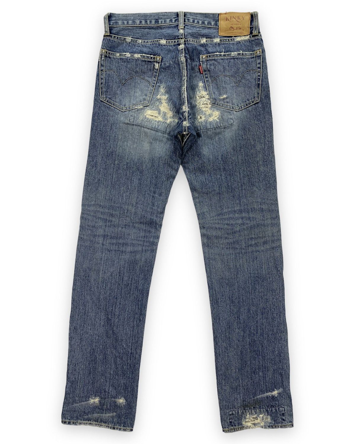 Hysteric Glamour Hysteric Glamour Distressed Patchwork Denim Size US 30 / EU 46 - 2 Thumbnail