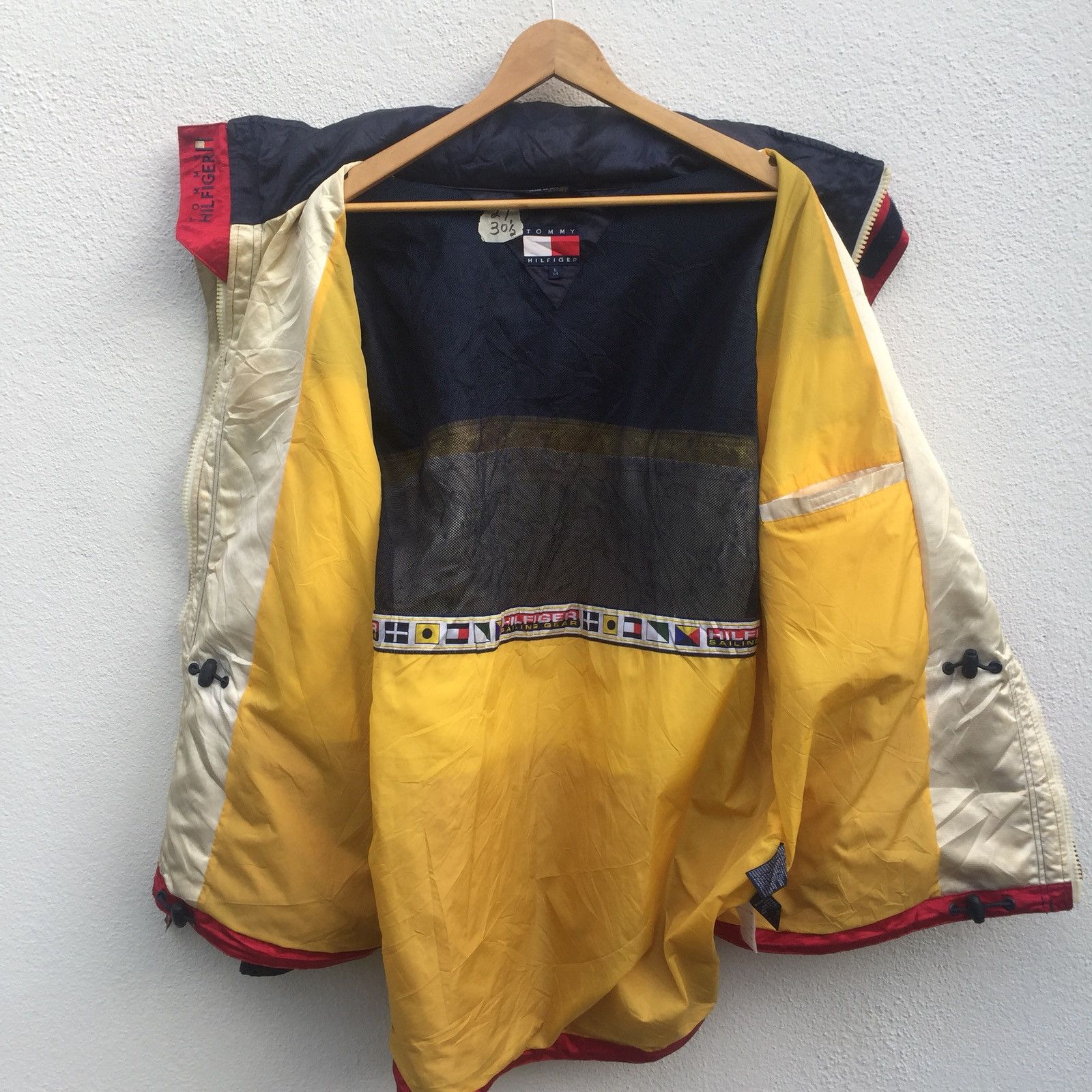 Tommy Hilfiger Vintage 90s Tommy Hilfiger Sailing Gear Jacket Size US L / EU 52-54 / 3 - 4 Thumbnail