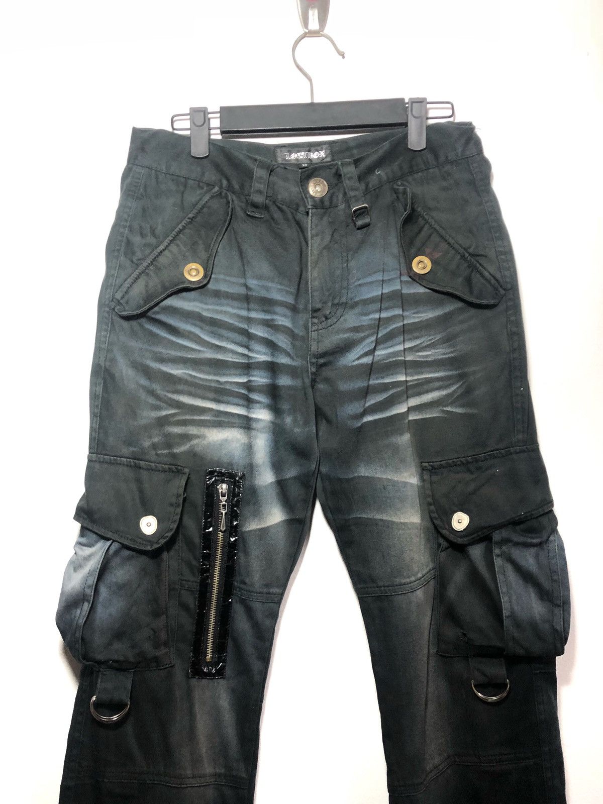 Japanese Brand JapaneseBrand Lowbox Distress Cargo Pants Military Tactical Size US 30 / EU 46 - 1 Thumbnail