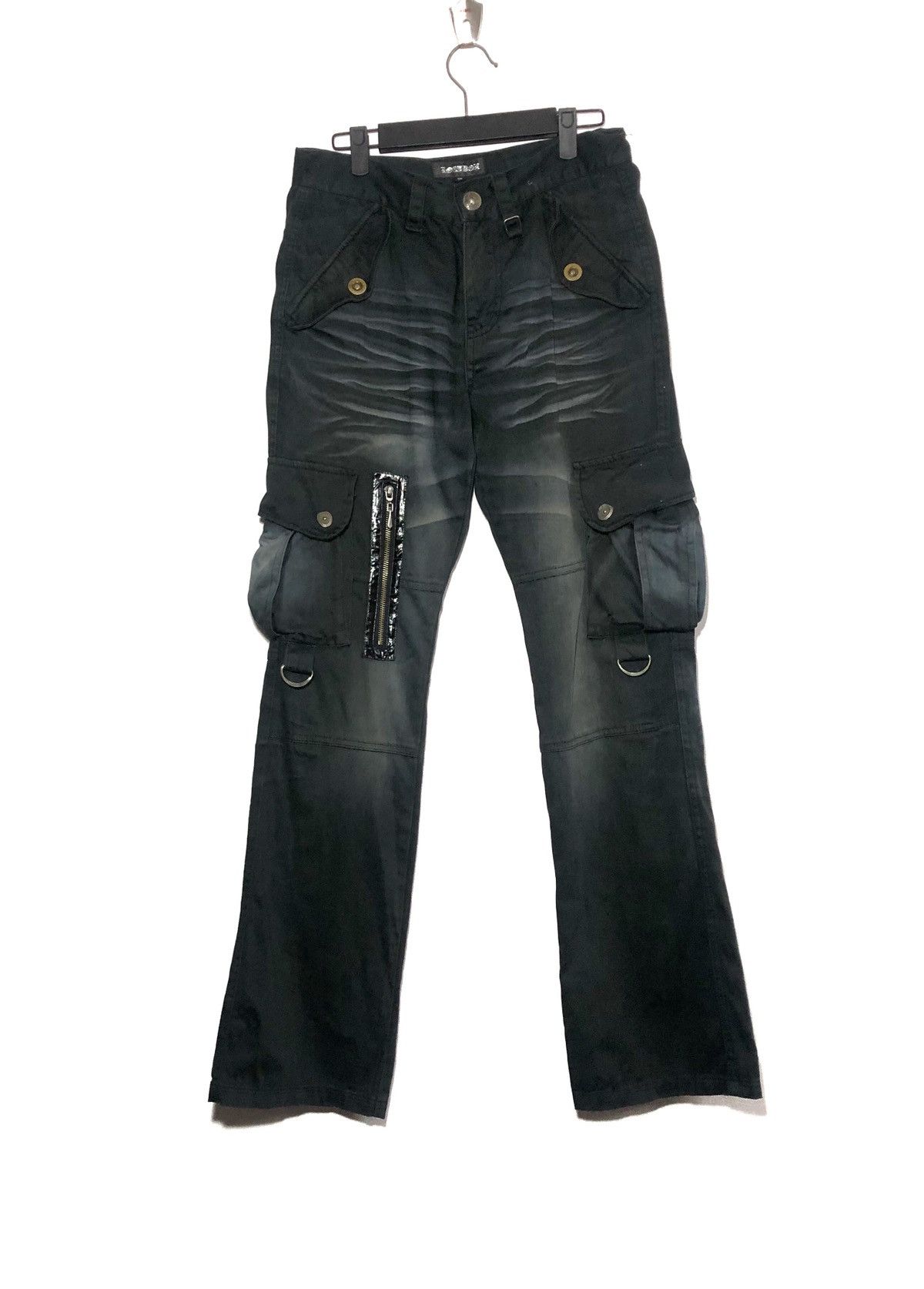 Japanese Brand JapaneseBrand Lowbox Distress Cargo Pants Military Tactical Size US 30 / EU 46 - 2 Thumbnail