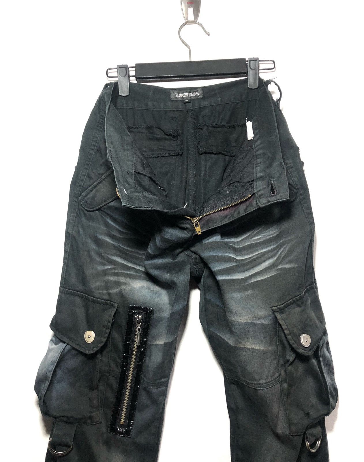 Japanese Brand JapaneseBrand Lowbox Distress Cargo Pants Military Tactical Size US 30 / EU 46 - 8 Thumbnail