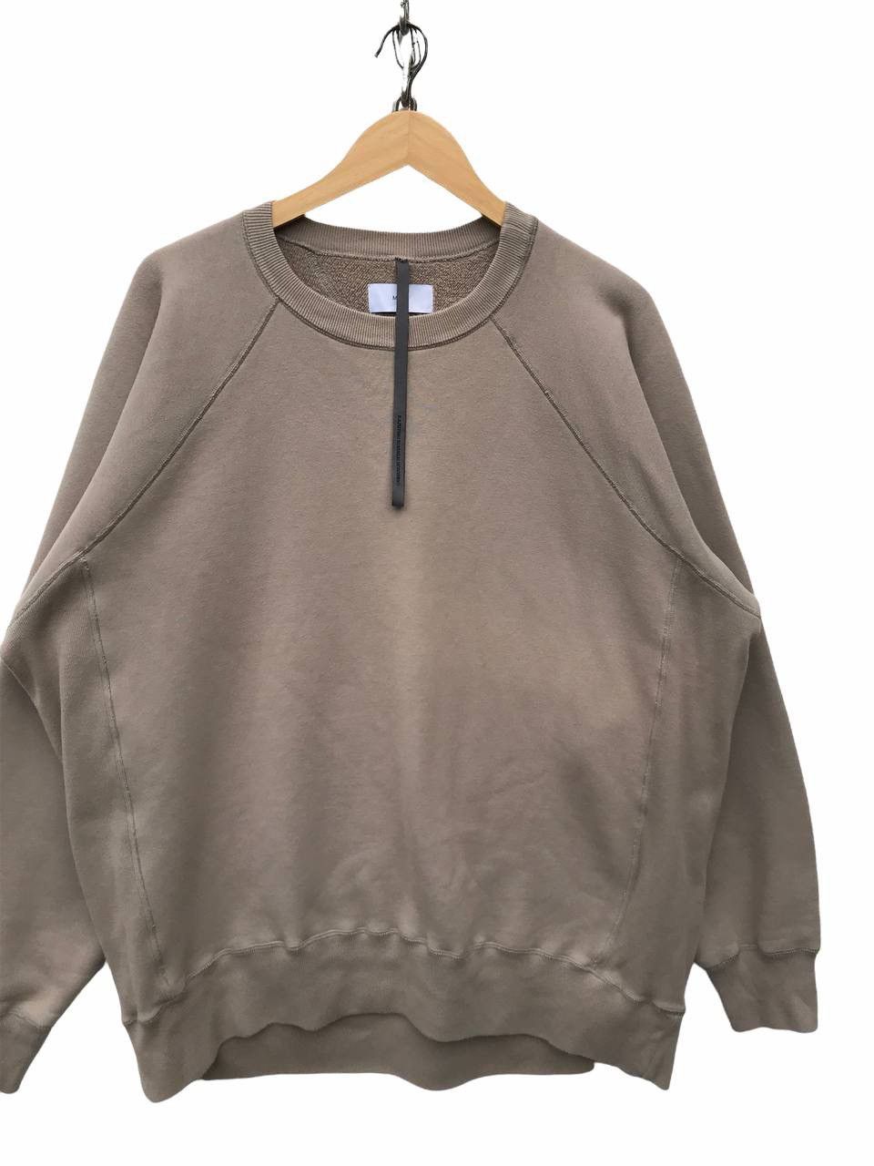 Attachment Attachment Kazuyuki Kumagai Japan Designer Plain Sweatshirt Size US XL / EU 56 / 4 - 3 Thumbnail