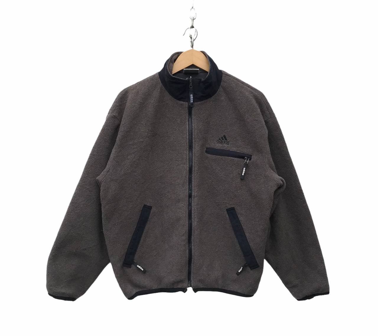Vintage Adidas Fleece Sweater Adidas Streetwear Jacket