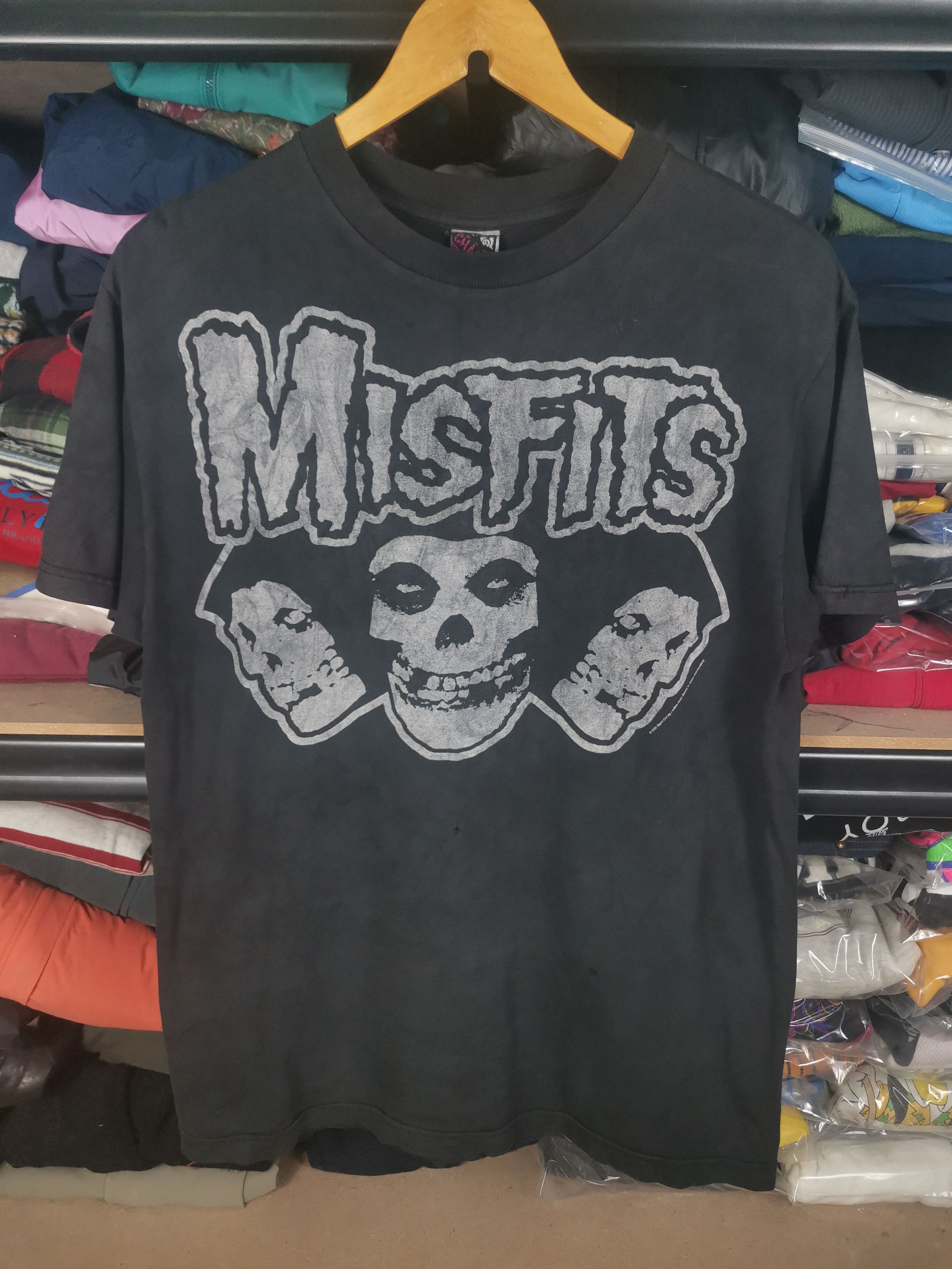 image of Band Tees x Misfits Vintage 2008 Misfits Tshirt in Black, Men's (Size Medium)