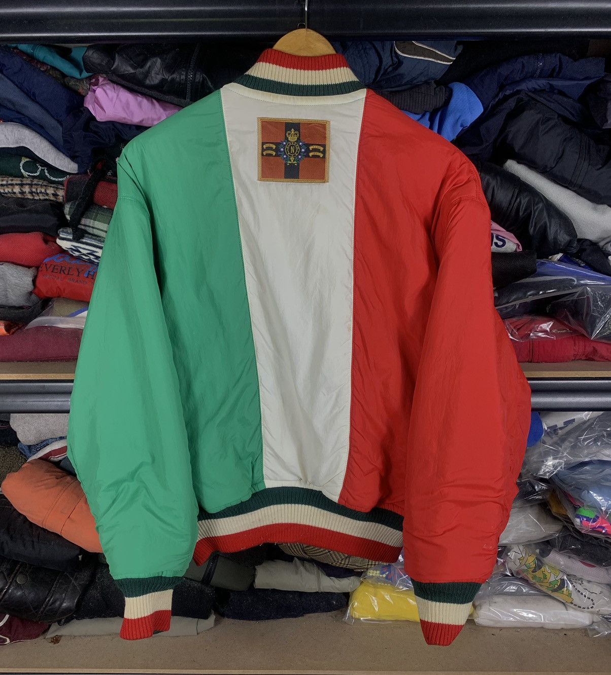 Japanese Brand Vintage Nicole Club Mohair Sleeve Leather Varsity Jacket Size US M / EU 48-50 / 2 - 9 Thumbnail