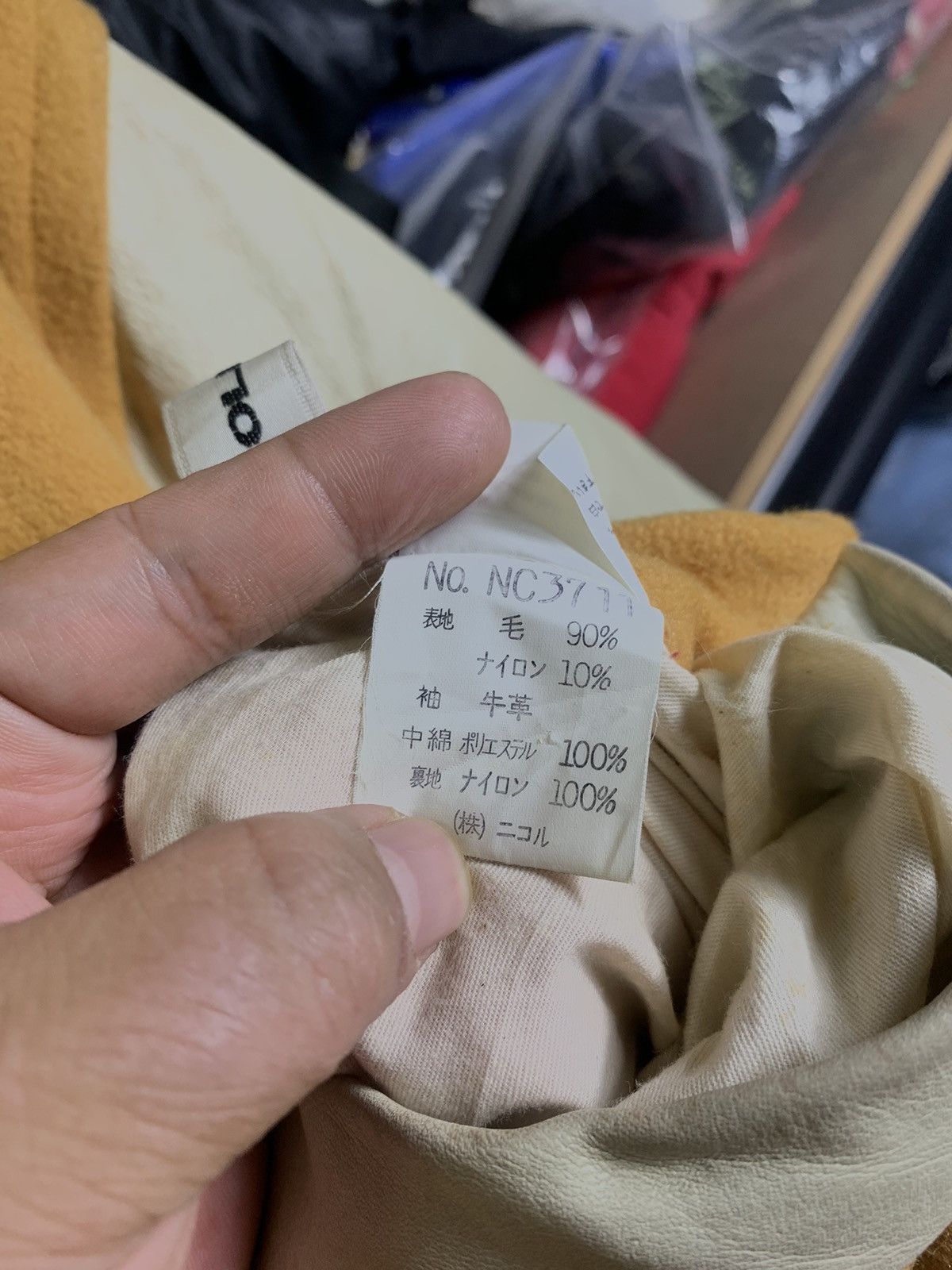 Japanese Brand Vintage Nicole Club Mohair Sleeve Leather Varsity Jacket Size US M / EU 48-50 / 2 - 13 Thumbnail