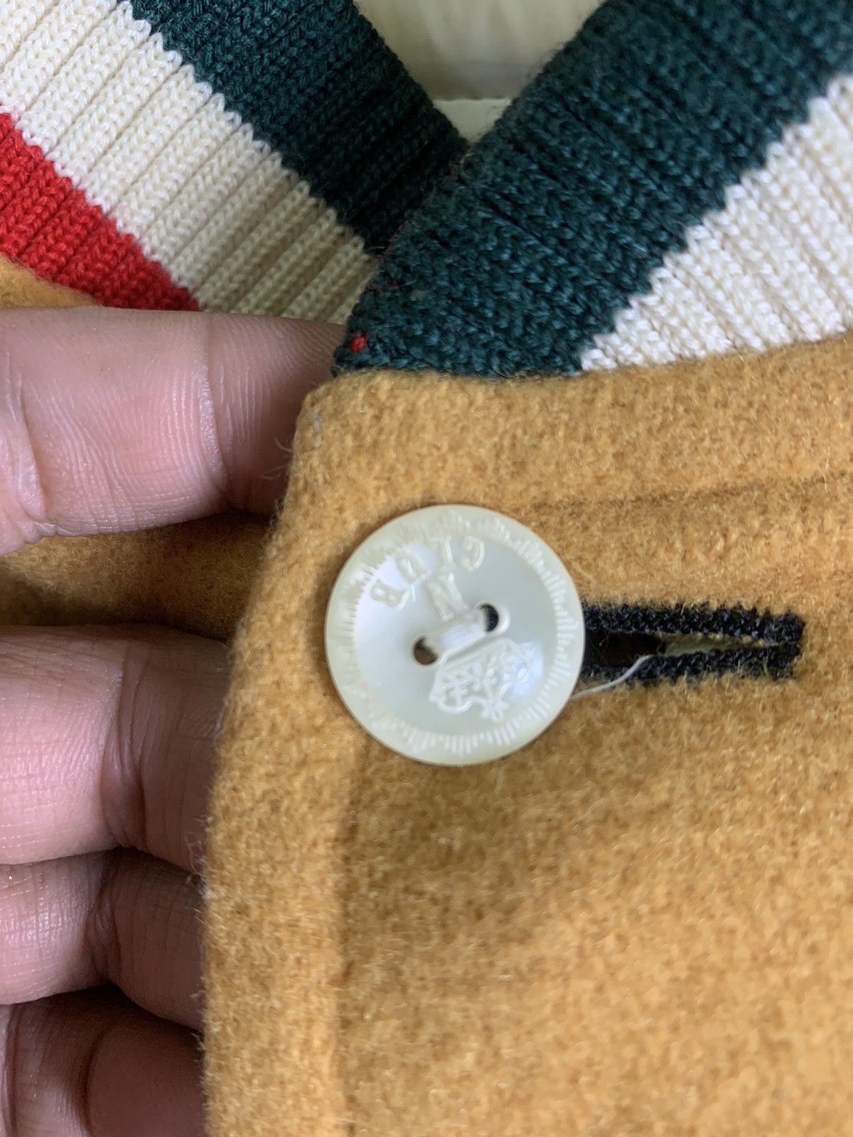 Japanese Brand Vintage Nicole Club Mohair Sleeve Leather Varsity Jacket Size US M / EU 48-50 / 2 - 4 Thumbnail