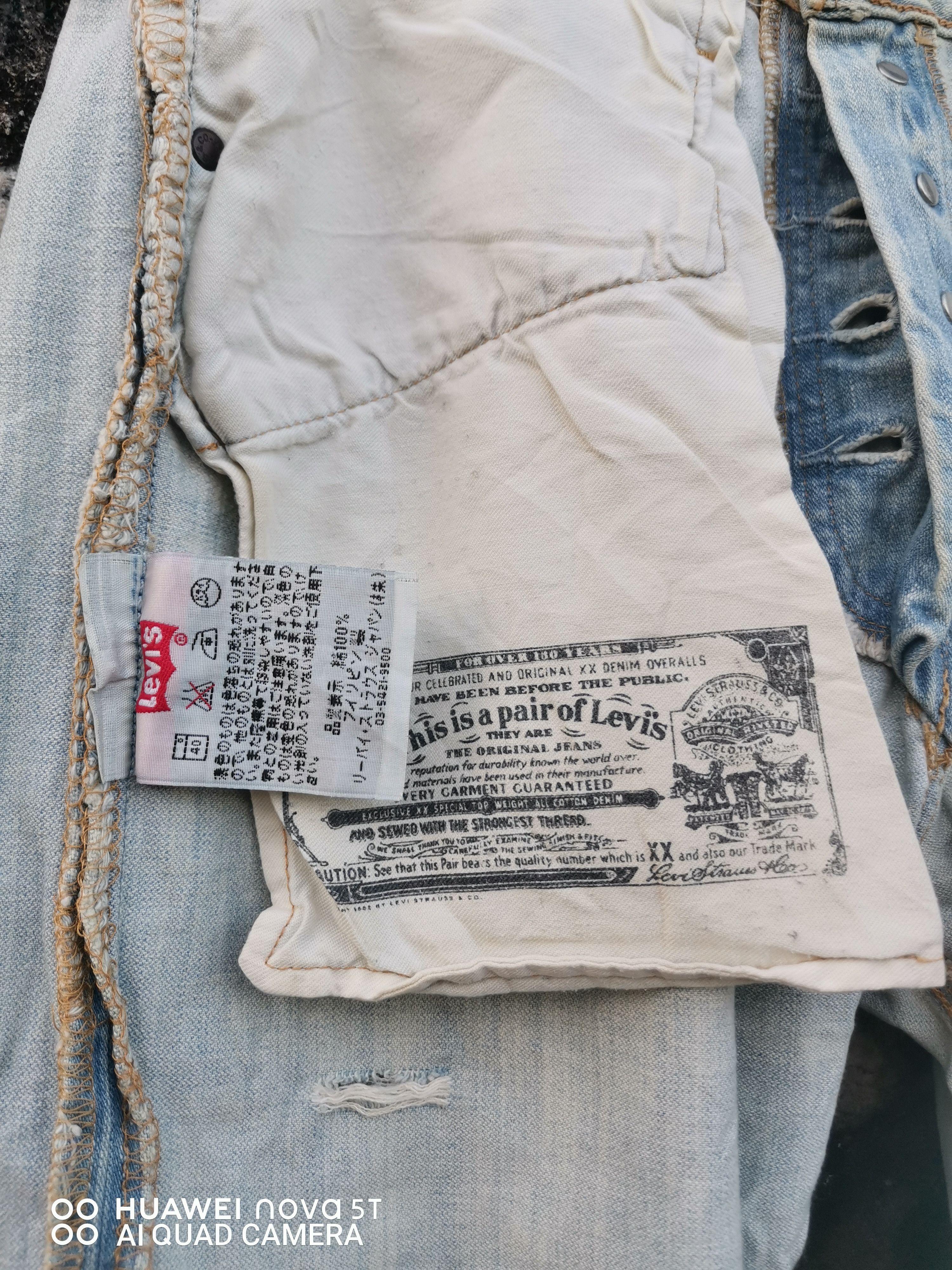 Levi's Vintage 90s Levi's 501 Straight Leg Light Wash Jeans Size US 33 - 9 Thumbnail
