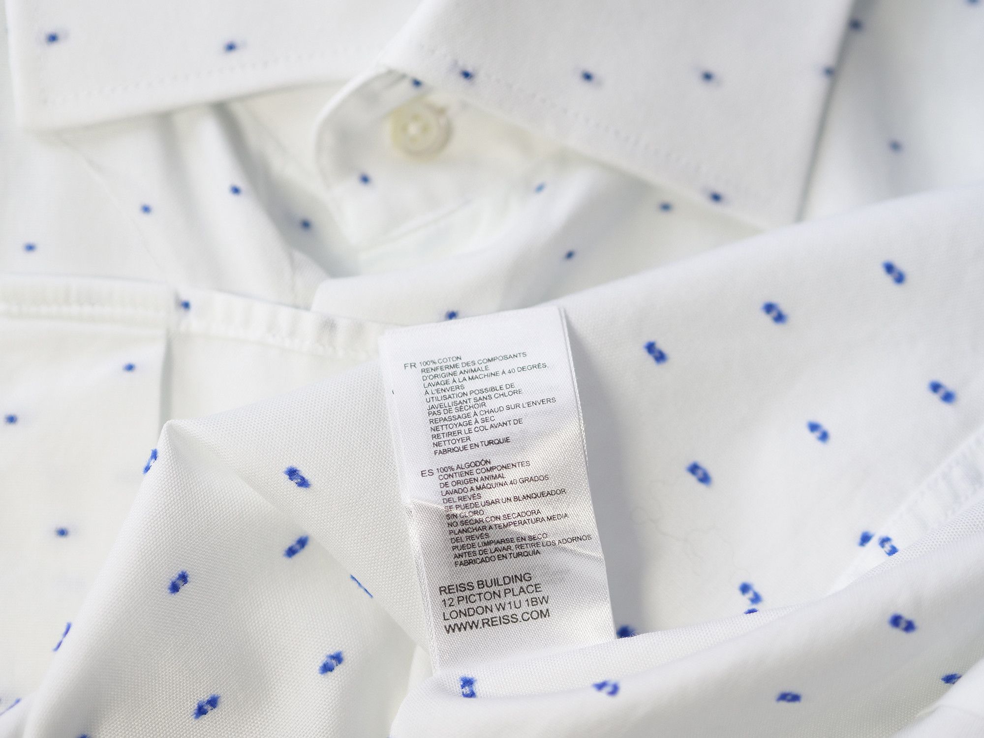 Reiss Reiss white cotton shirt Size US M / EU 48-50 / 2 - 6 Thumbnail