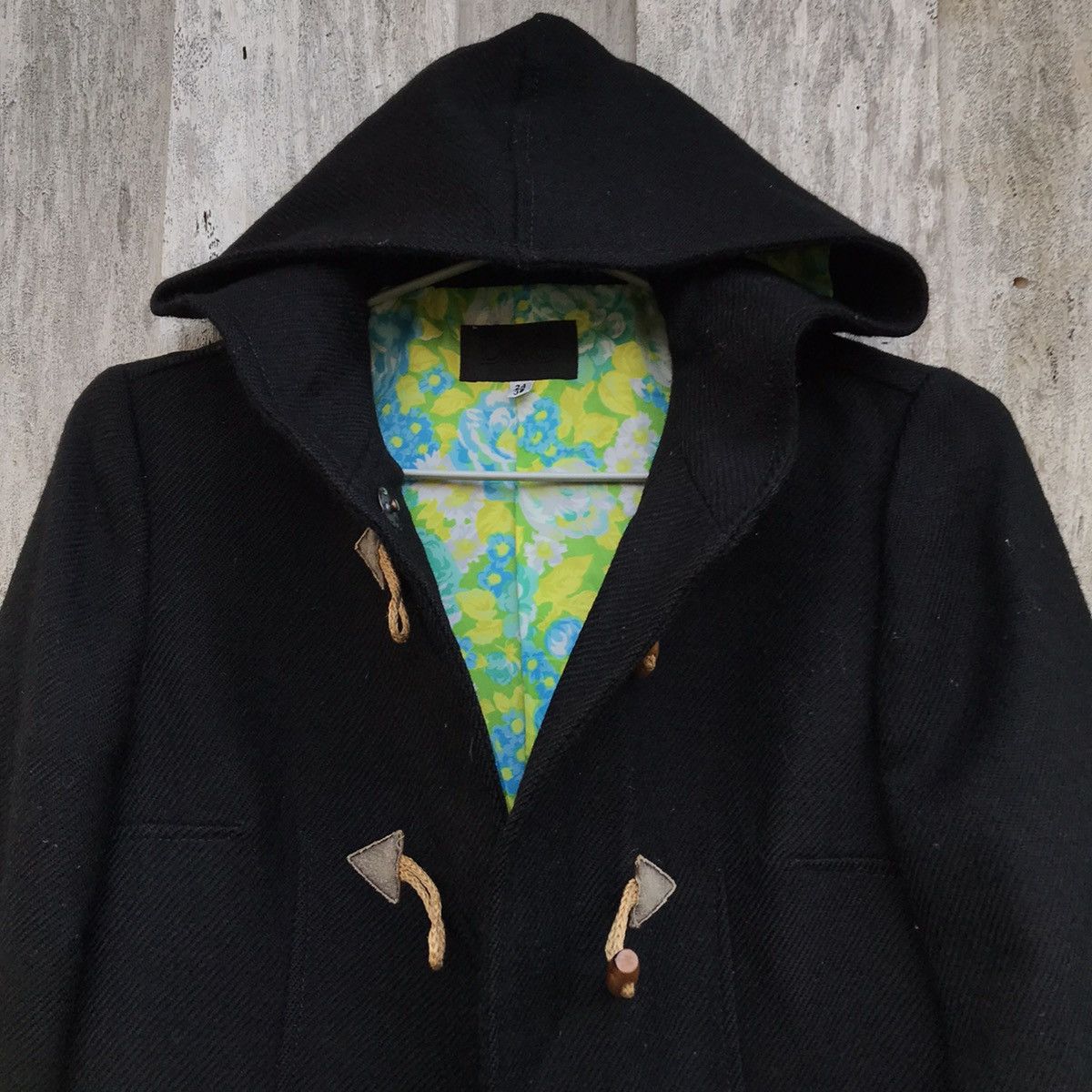 Dolce & Gabbana Wool Duffle Coat Floral Printed Lining Size S / US 4 / IT 40 - 7 Thumbnail