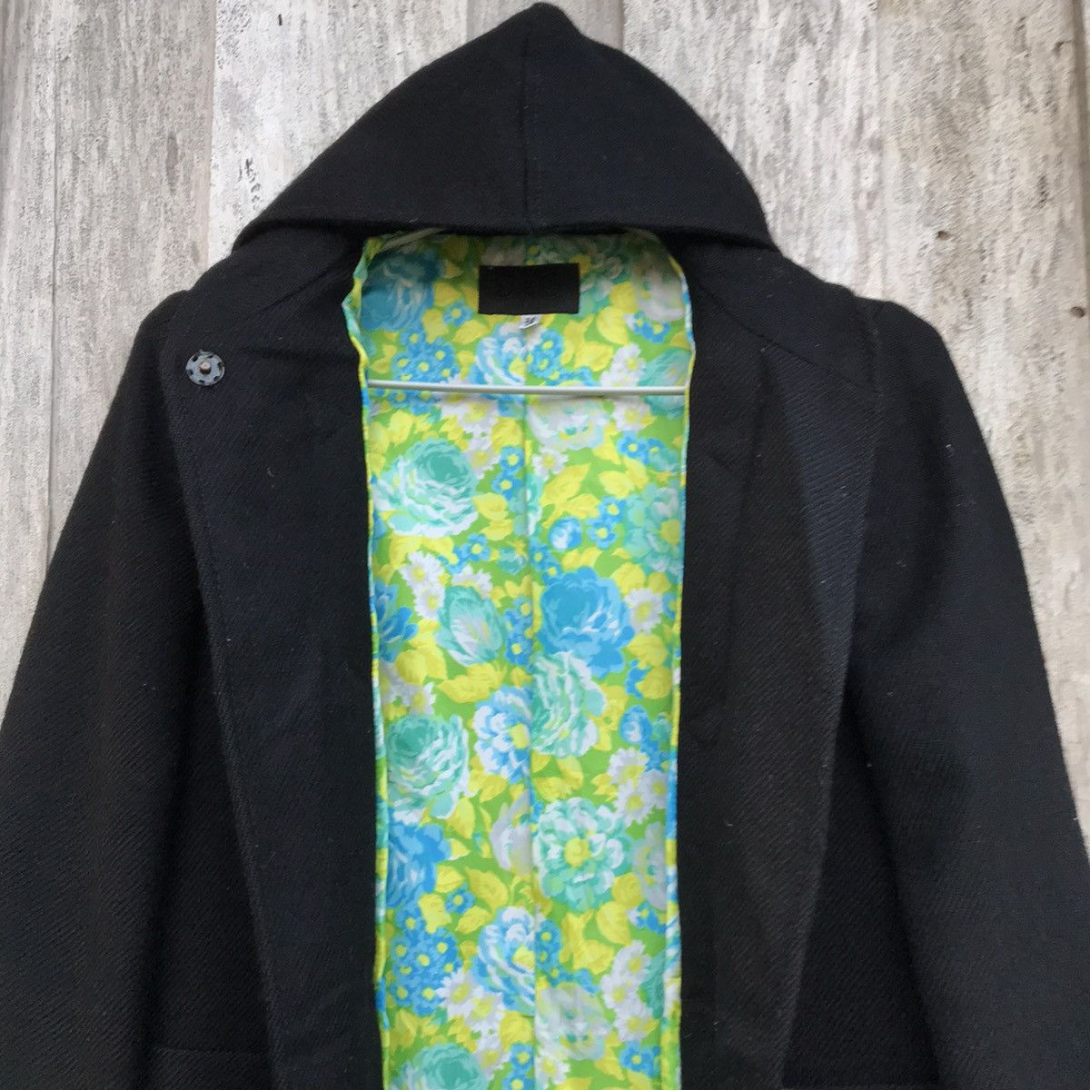 Dolce & Gabbana Wool Duffle Coat Floral Printed Lining Size S / US 4 / IT 40 - 9 Thumbnail
