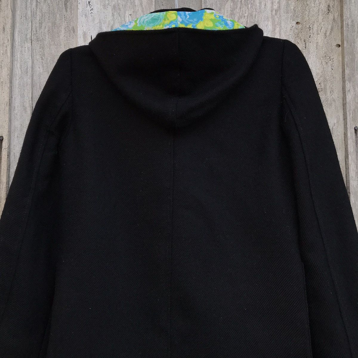 Dolce & Gabbana Wool Duffle Coat Floral Printed Lining Size S / US 4 / IT 40 - 15 Thumbnail