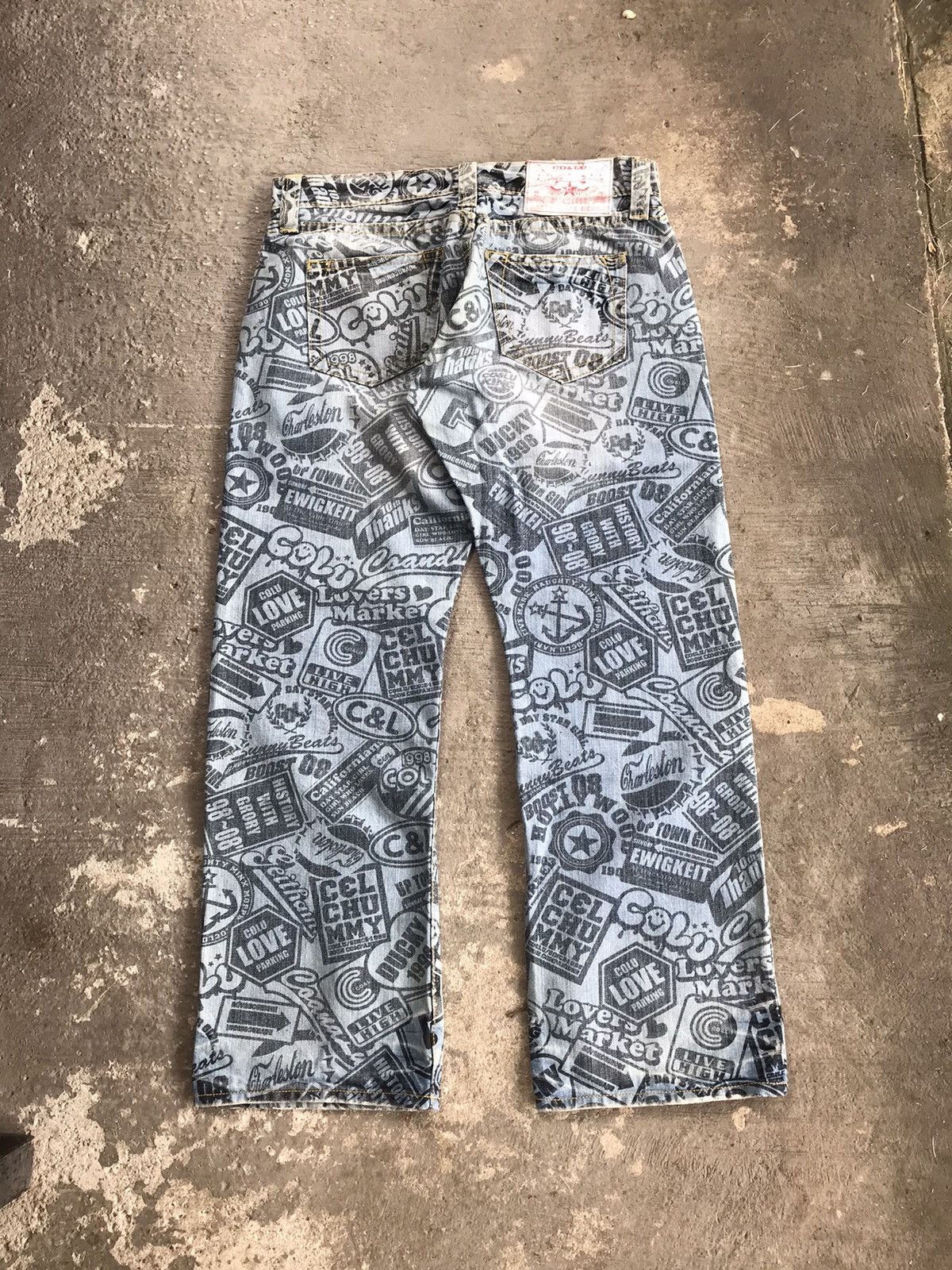 Designer × Japanese Brand Inspired Hysteric Glamour Co & Lu Legitimate Denim Inspired Size US 33 - 1 Thumbnail
