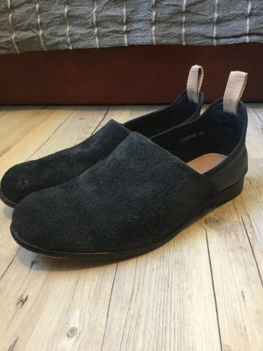image of Lost Found Ria Dunn Suede Loafers.like Paul Harnden Or Guidi Loafers in Black, Men's (Size 9)