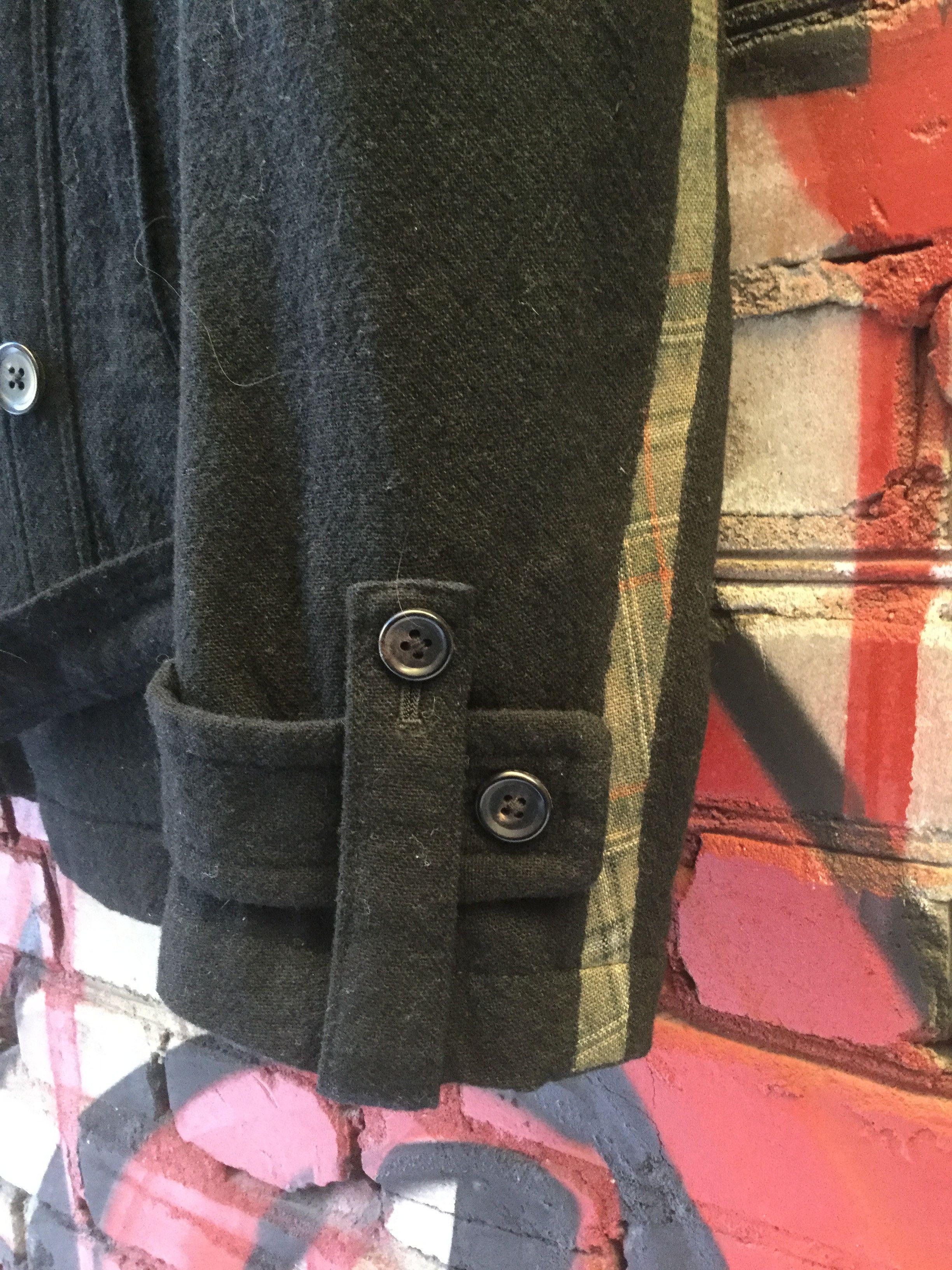 Yohji Yamamoto NEW ARCHIVE Y's asymmetric double breasted belted jacket Size US M / EU 48-50 / 2 - 4 Thumbnail