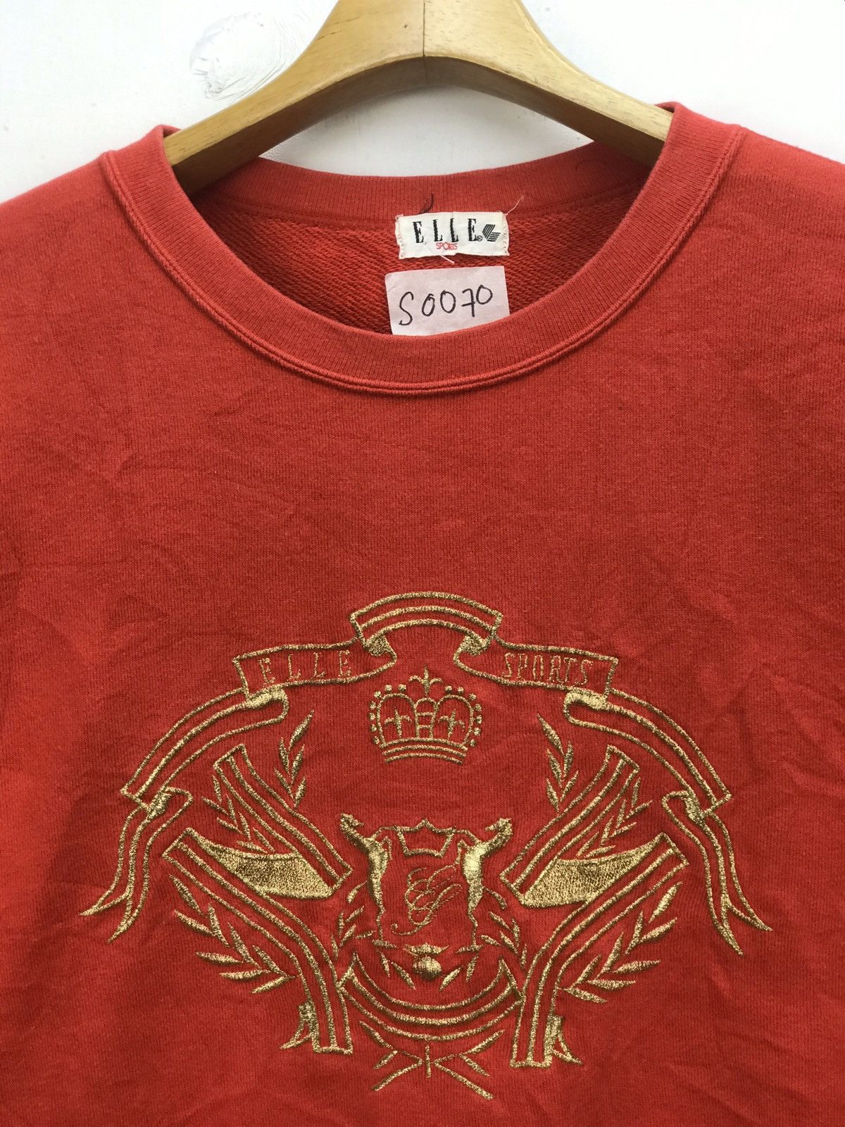 Japanese Brand Vintage Elle Paris Big Logo Sweatshirt Size US M / EU 48-50 / 2 - 3 Thumbnail