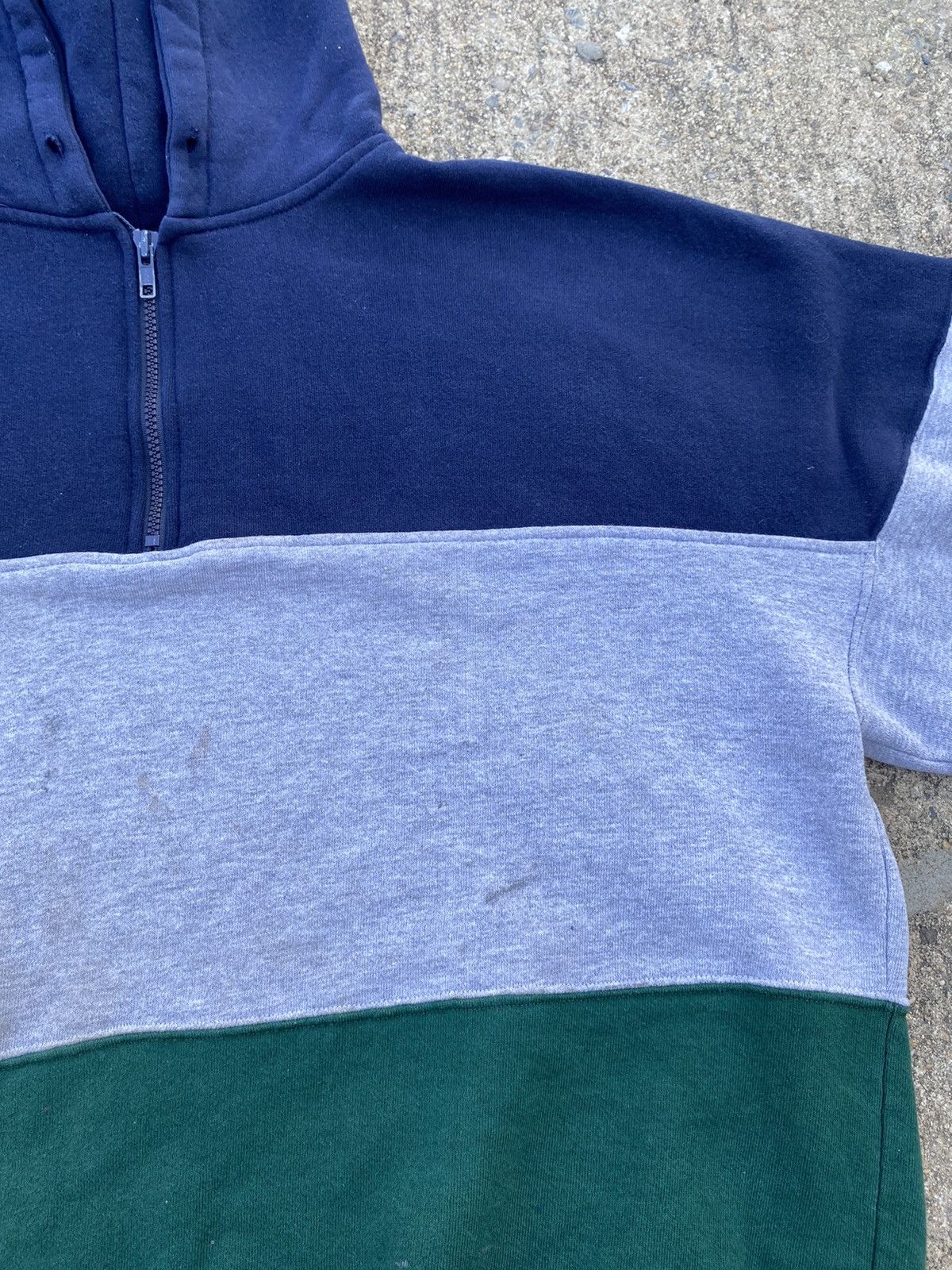 Russell Athletic VTG Boxy Russell Athletic Hoodie 90’s 3 Tone Size US XXL / EU 58 / 5 - 15 Thumbnail