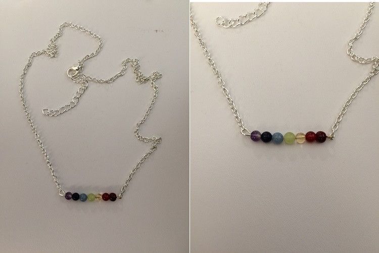 Other Rainbow crystals chain necklace Size ONE SIZE - 1 Preview