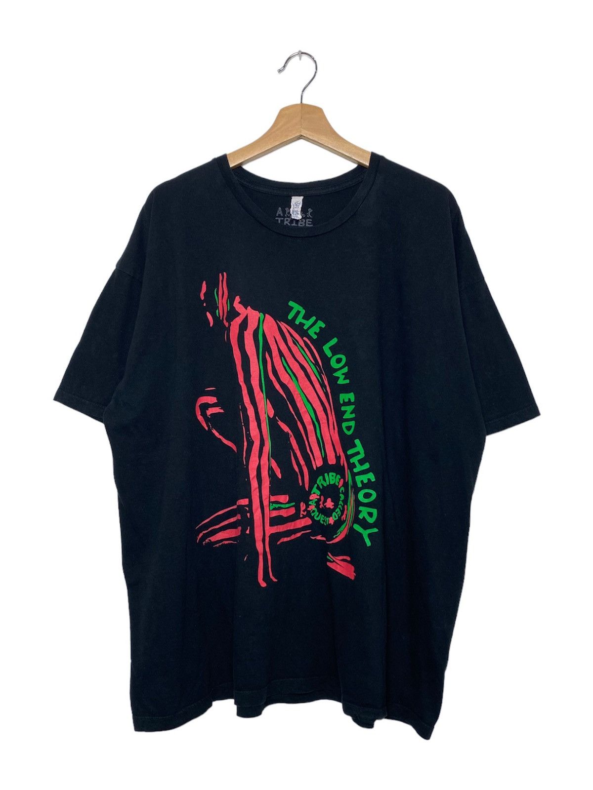 image of Band Tees x Rap Tees A Tribe Called Quest Y2K Tees in Black, Men's (Size 2XL)