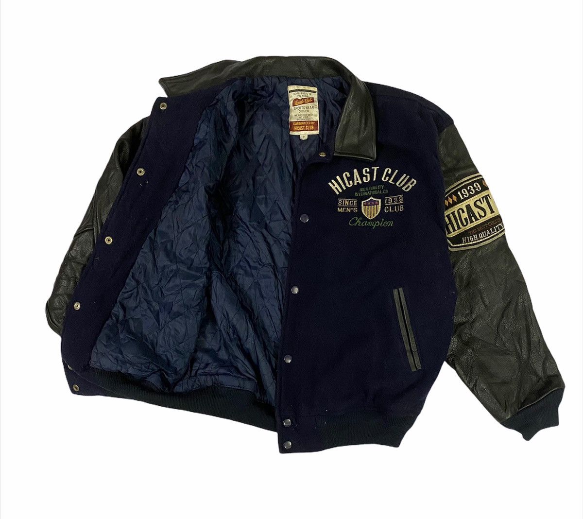 Vintage Vintage Wool/leather Varsity Jacket Size US L / EU 52-54 / 3 - 4 Thumbnail