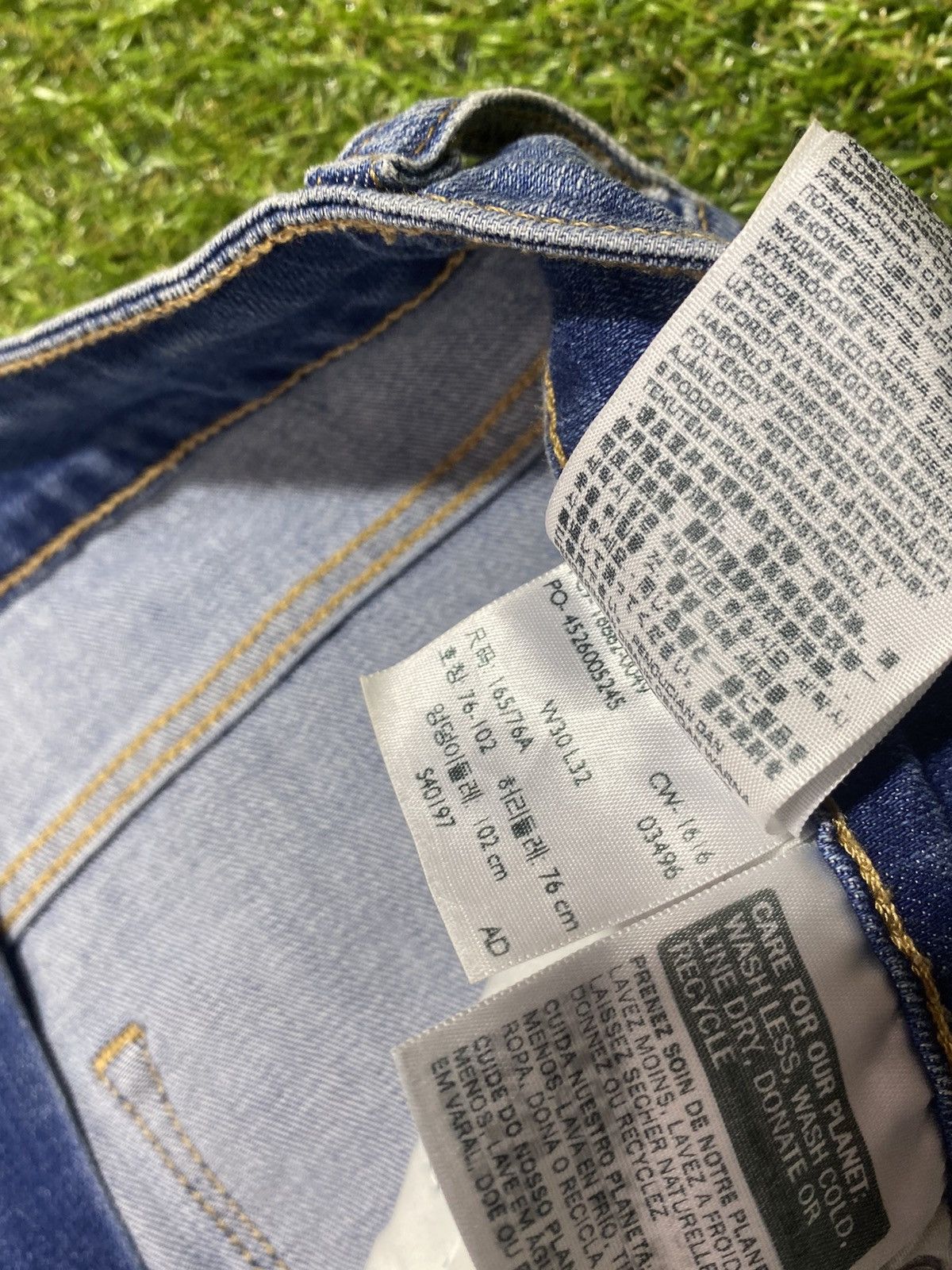Levi's Vintage Levi’s 721 skinny distressed jeans denim size 30x32 Size US 30 / EU 46 - 6 Thumbnail