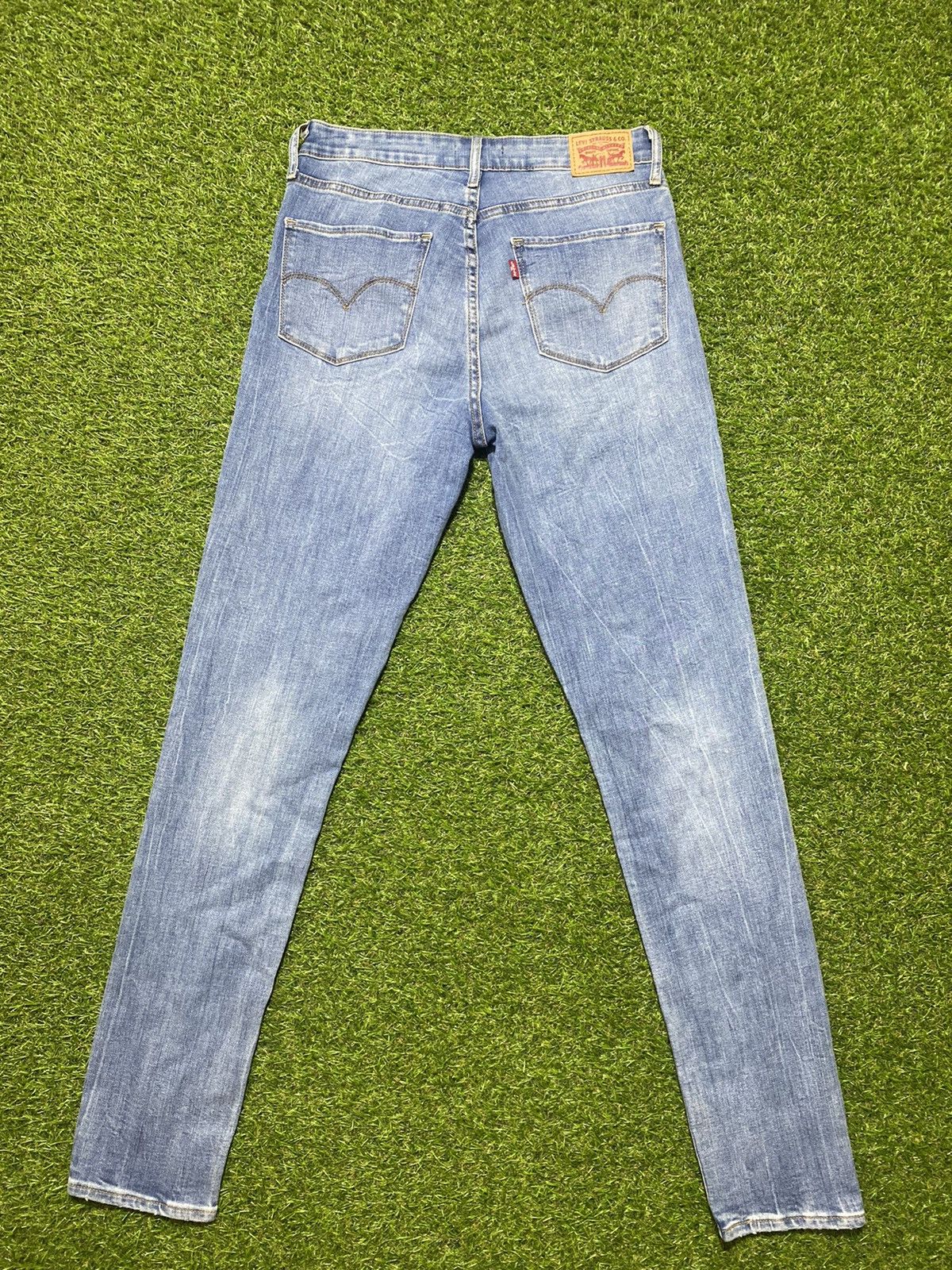 Levi's Vintage Levi’s 721 skinny distressed jeans denim size 30x32 Size US 30 / EU 46 - 3 Thumbnail