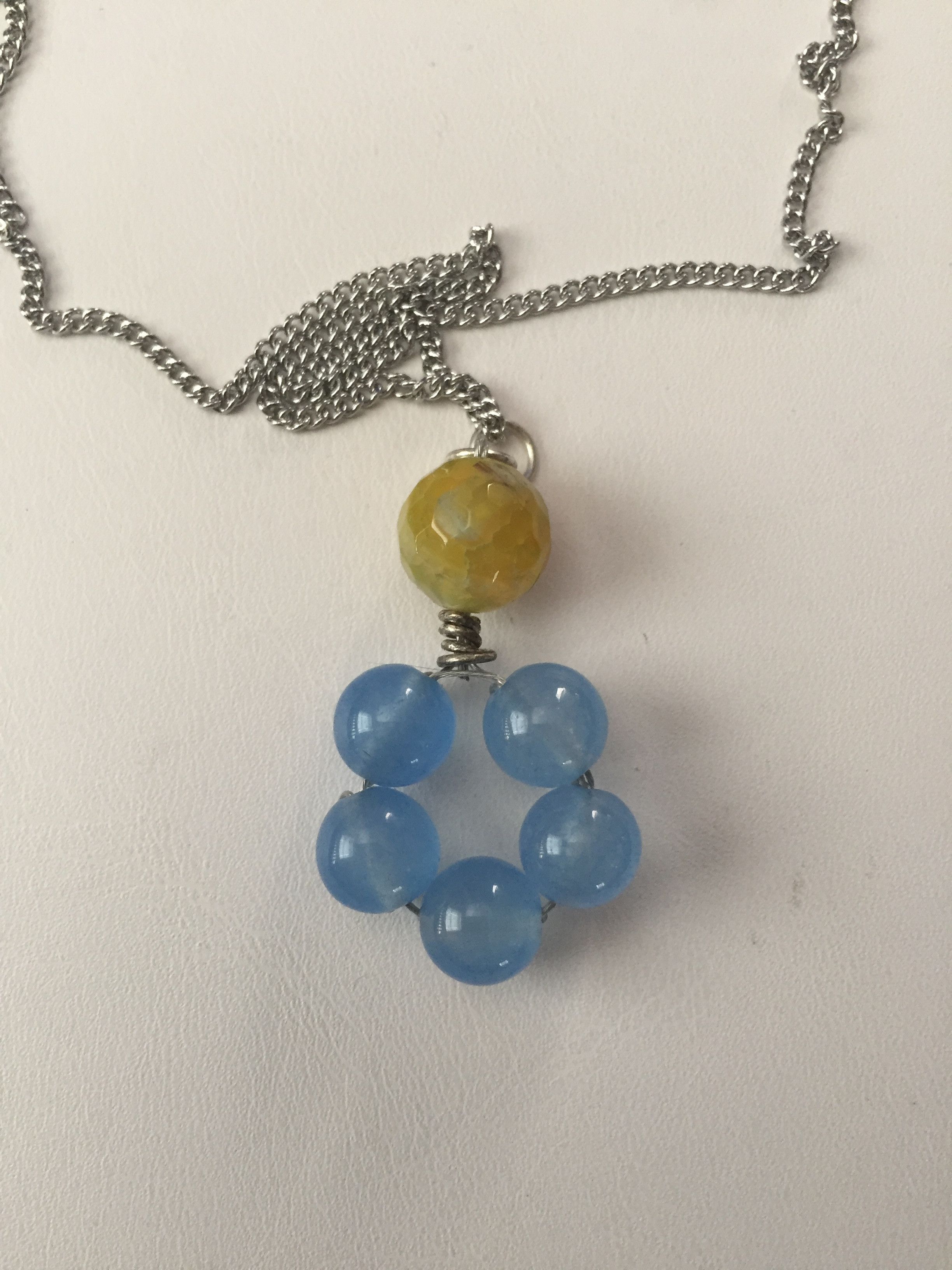 Handmade Crystal Beads Chain Necklace Size ONE SIZE - 3 Thumbnail