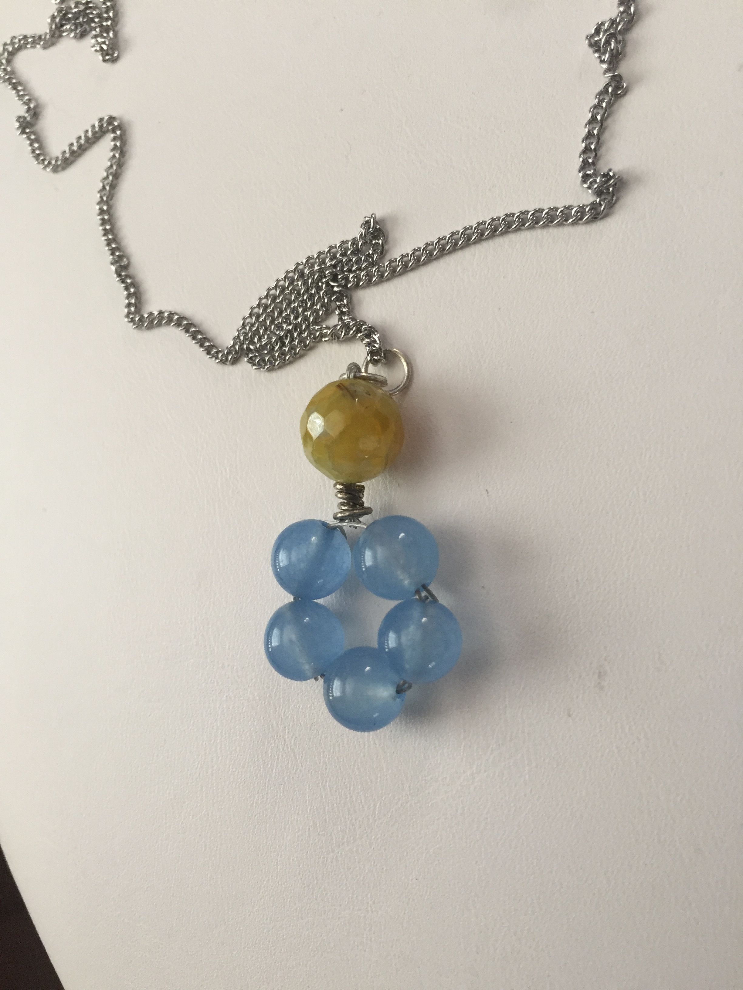 Handmade Crystal Beads Chain Necklace Size ONE SIZE - 2 Thumbnail