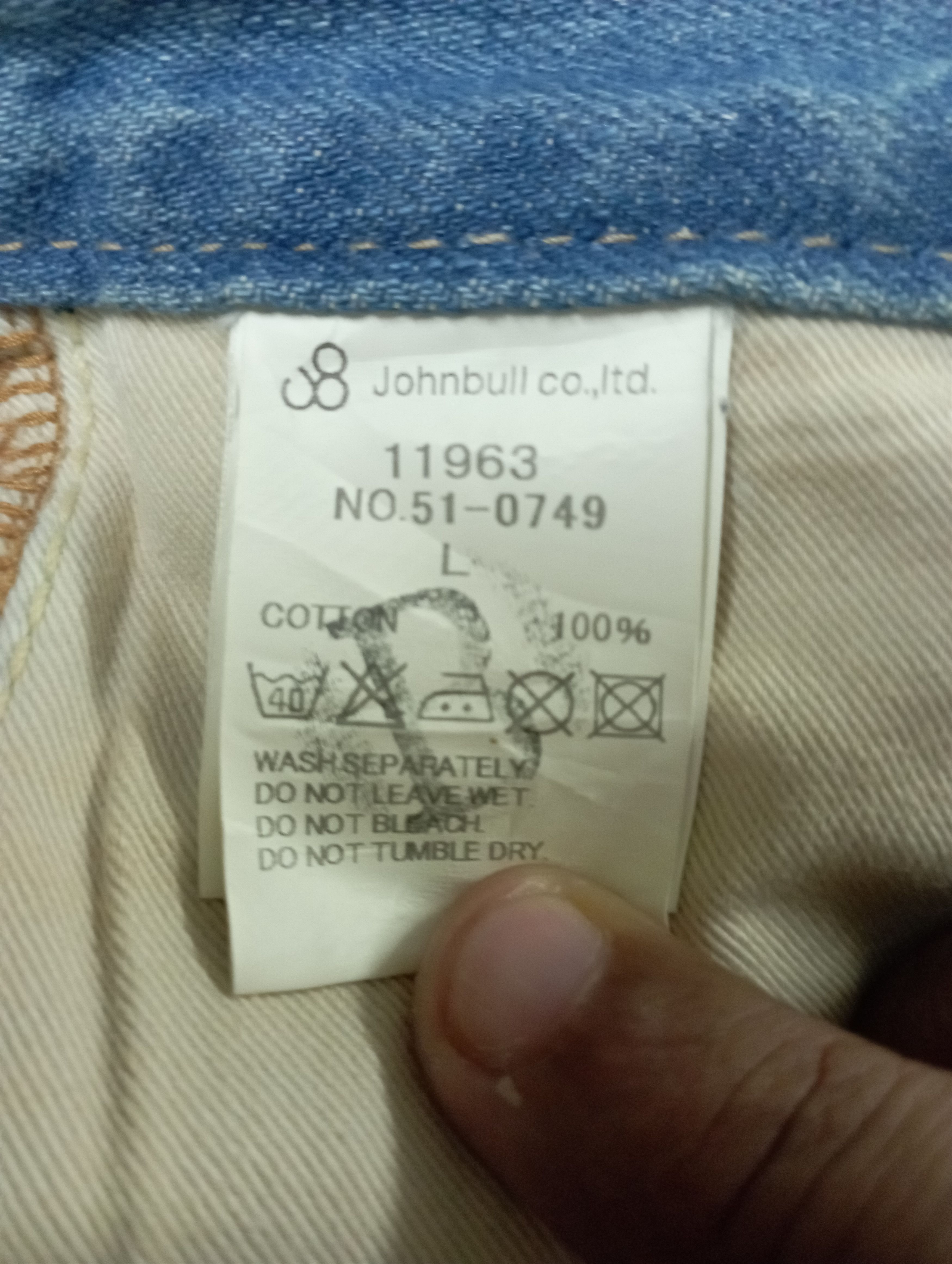 Johnbull John Bull Japanese Brand Blue Stone Wash Jeans John Bull Size US 32 / EU 48 - 18 Thumbnail