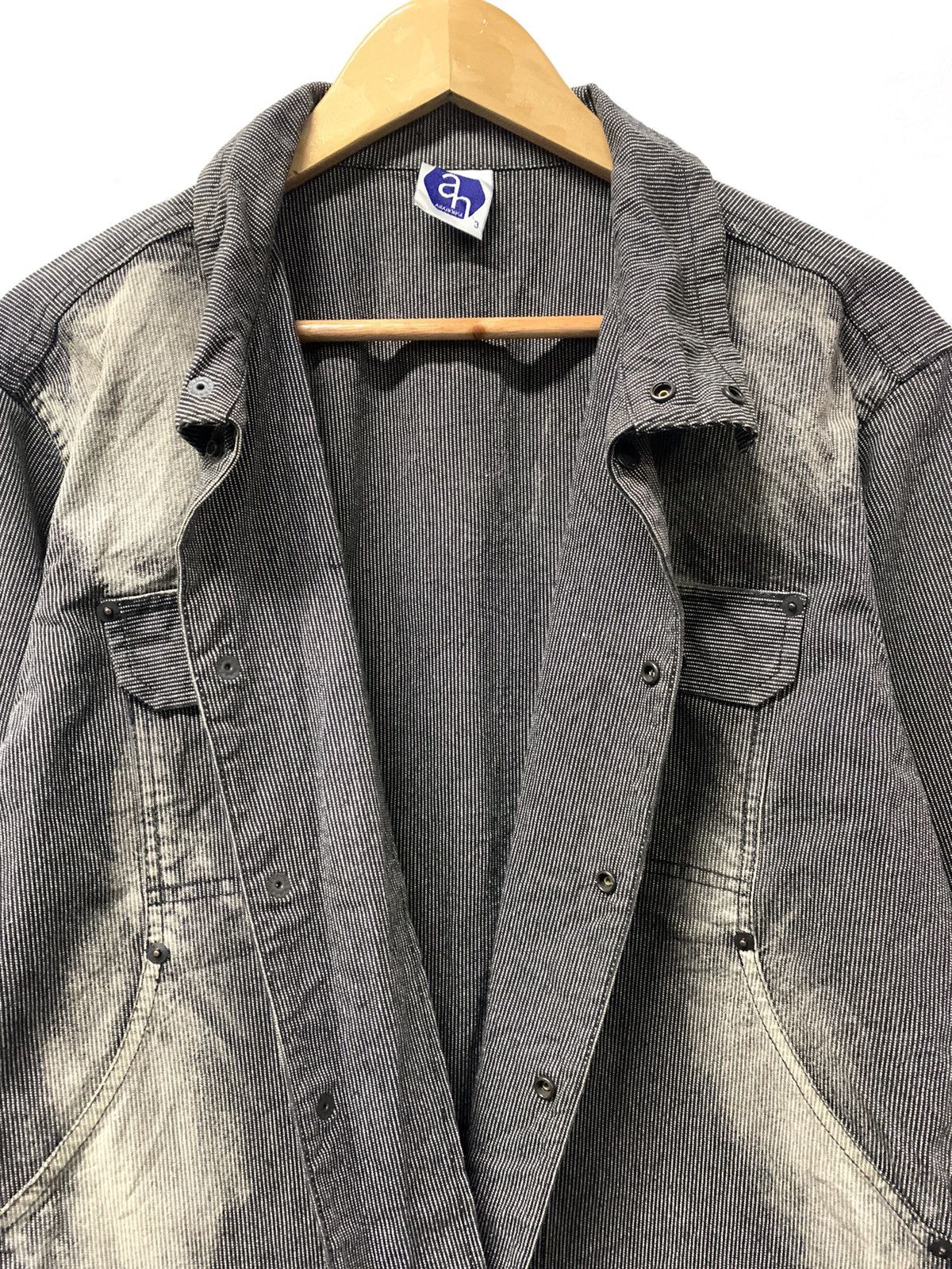 ABAHOUSE Abahouse Distressed Button Jacket Size US M / EU 48-50 / 2 - 3 Thumbnail