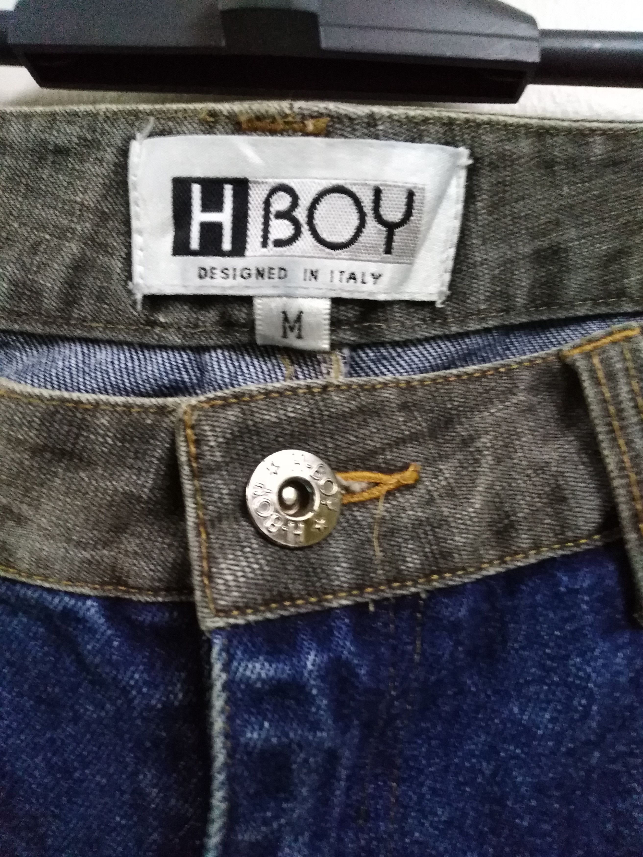 Nicole Club Cargo Jeans Japanese Brand H BOY Patchwork Jeans Size US 32 / EU 48 - 7 Thumbnail