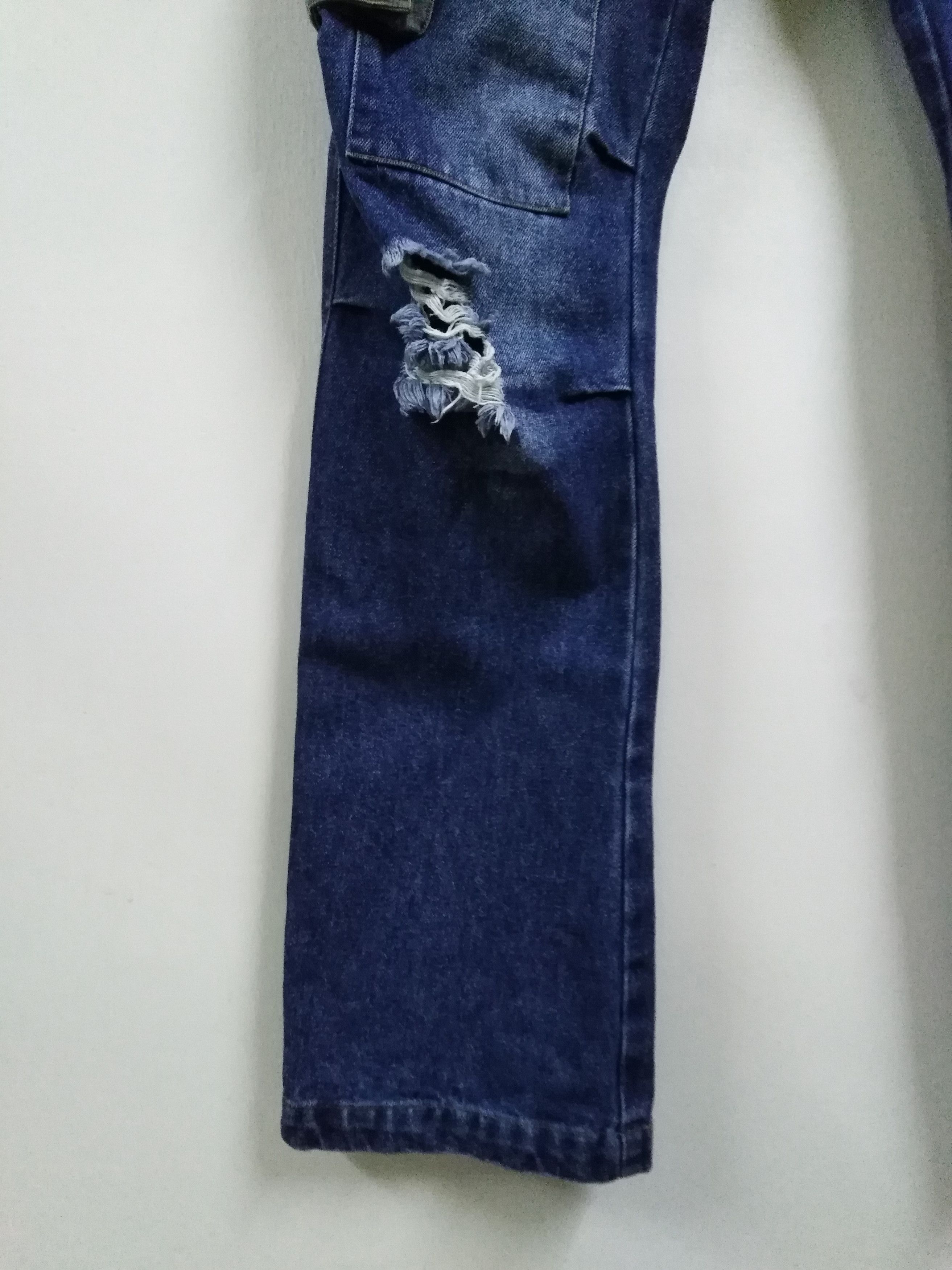 Nicole Club Cargo Jeans Japanese Brand H BOY Patchwork Jeans Size US 32 / EU 48 - 13 Thumbnail