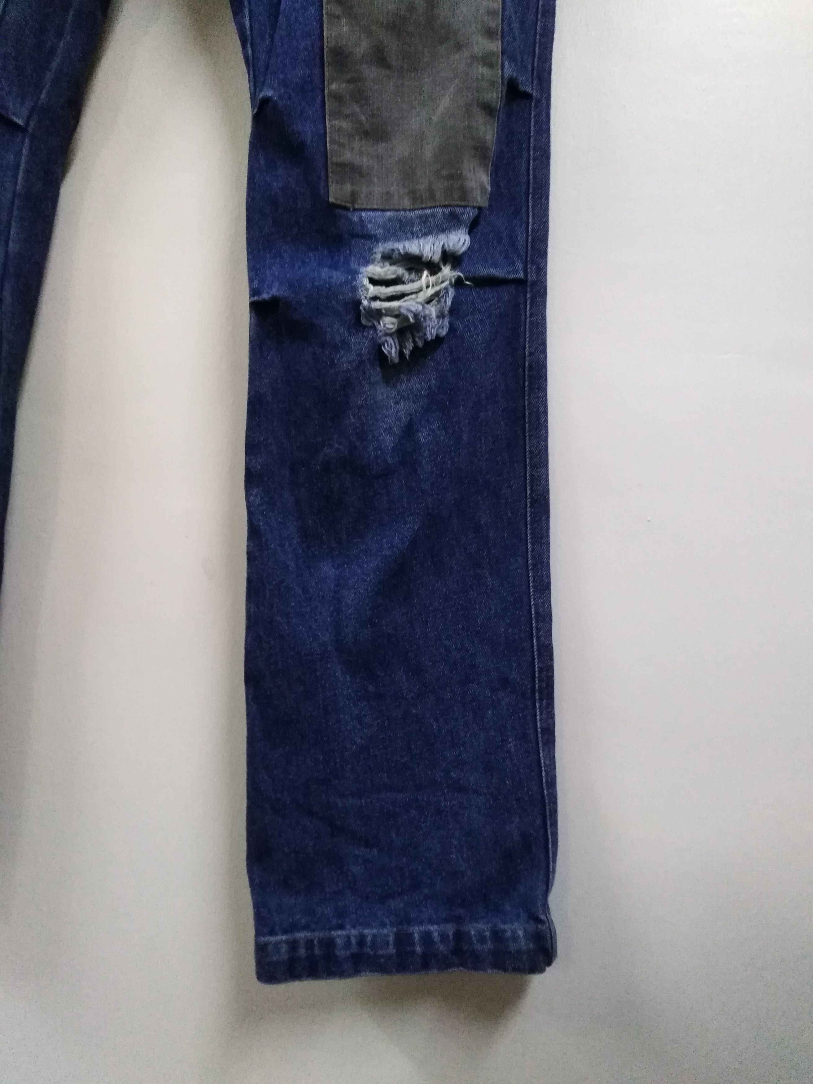 Nicole Club Cargo Jeans Japanese Brand H BOY Patchwork Jeans Size US 32 / EU 48 - 11 Thumbnail