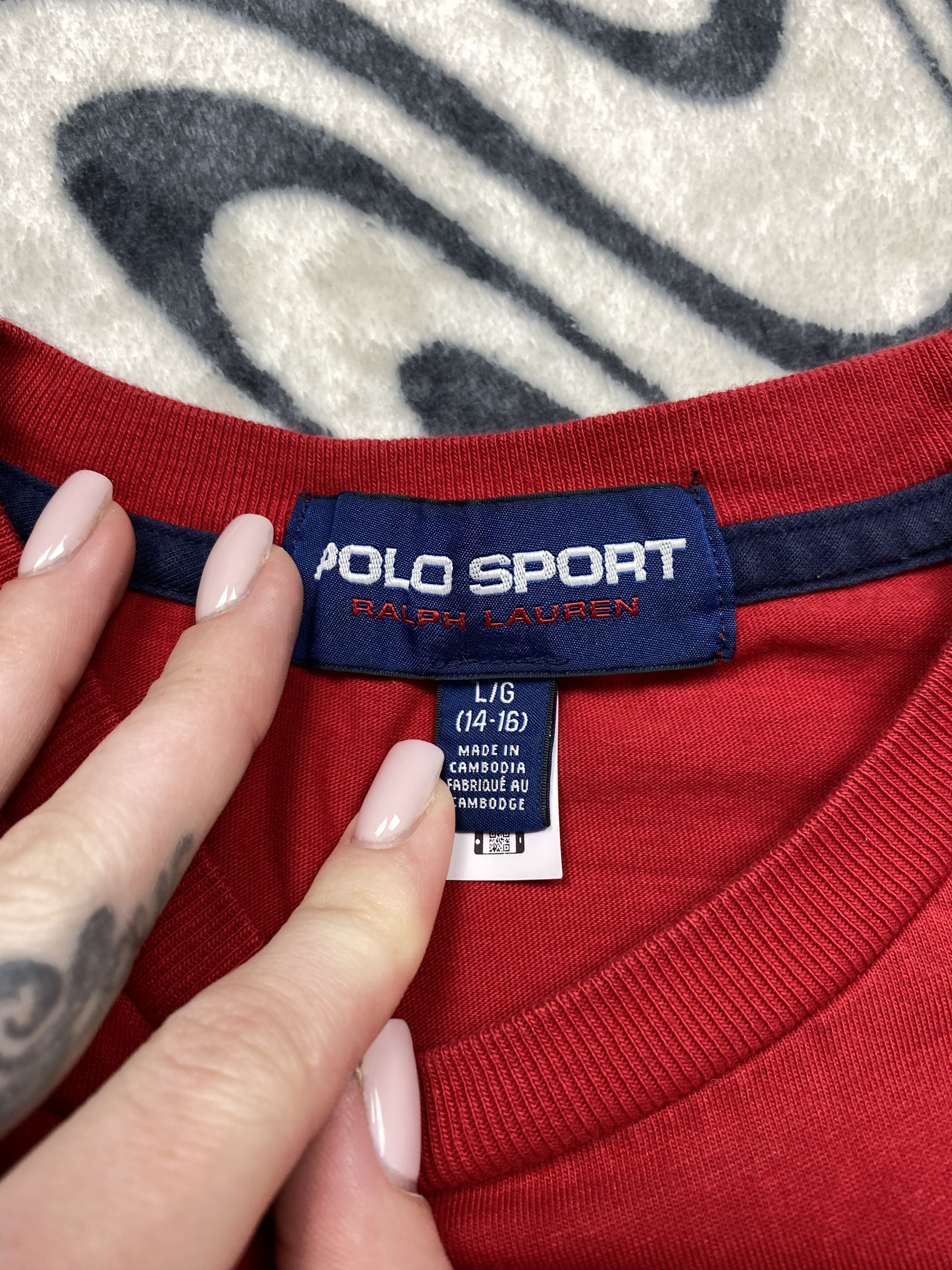 Polo Ralph Lauren × Ralph Lauren Sport Polo Ralph Lauren Sport Vintage Mens T-Shirt Tee Y2K Size US XS / EU 42 / 0 - 4 Thumbnail