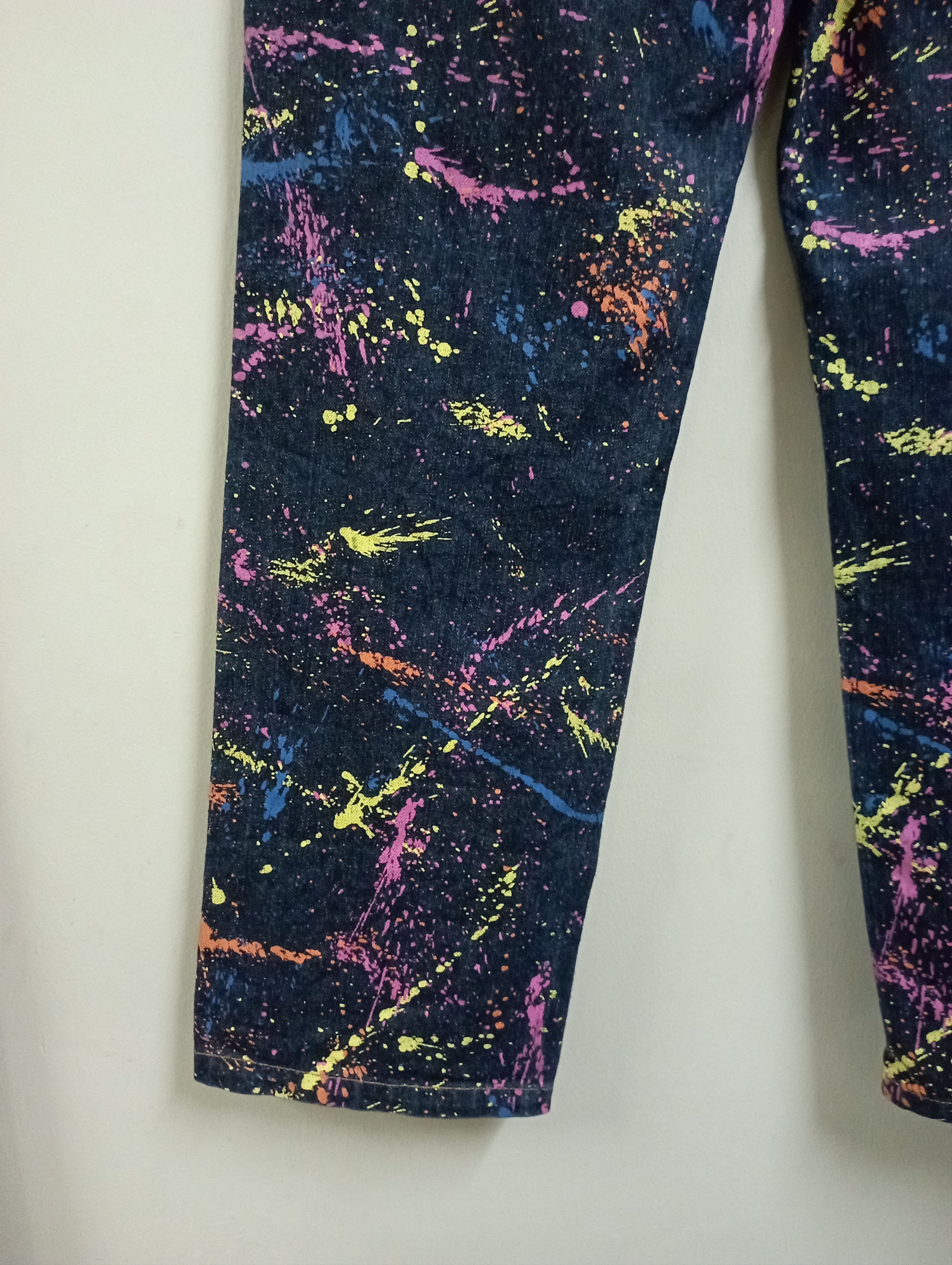 Nicole Club Japanese Brand VCV Like Sterling Ruby Painted Denim Style Size US 32 / EU 48 - 14 Thumbnail
