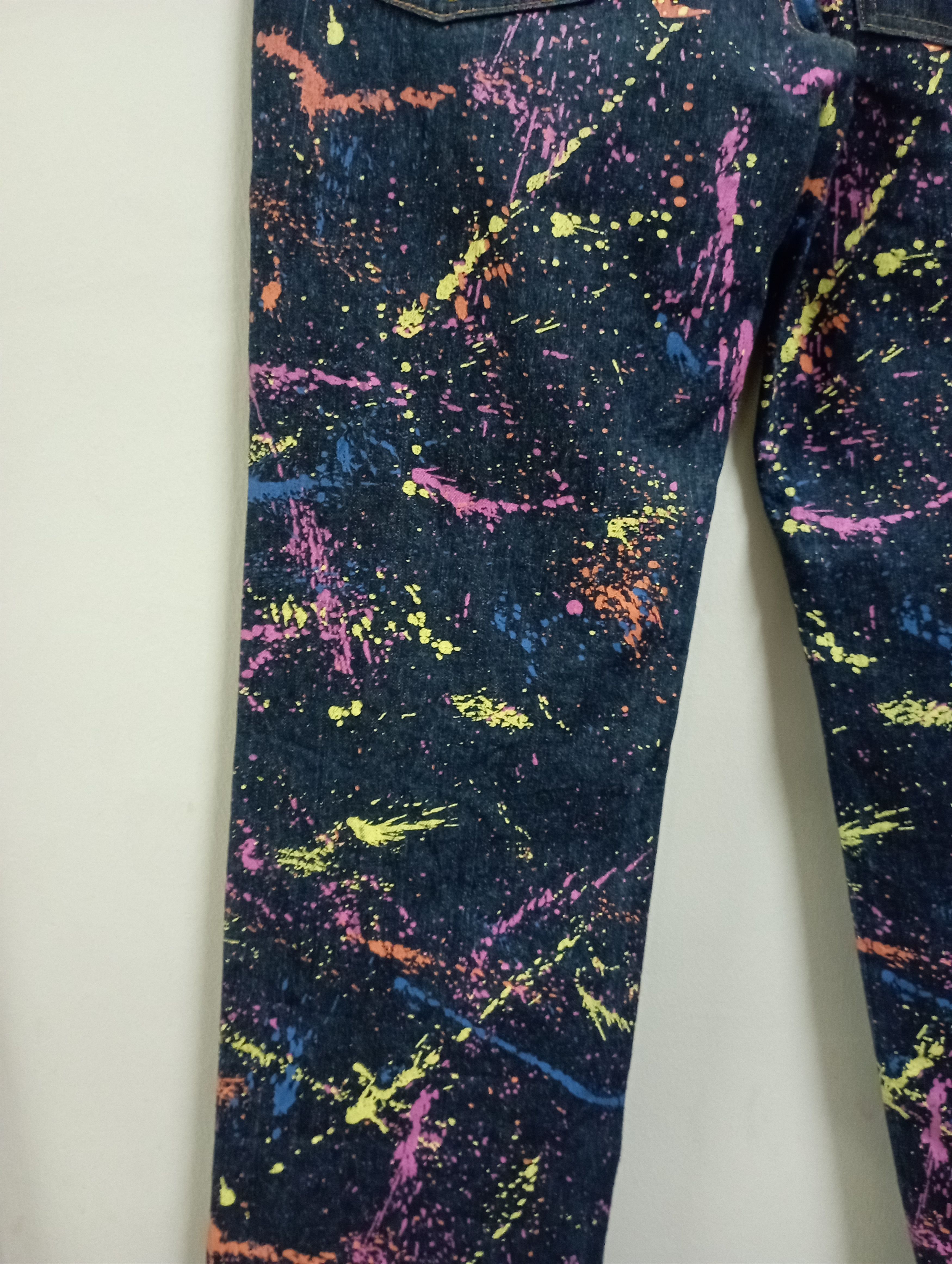 Nicole Club Japanese Brand VCV Like Sterling Ruby Painted Denim Style Size US 32 / EU 48 - 13 Thumbnail