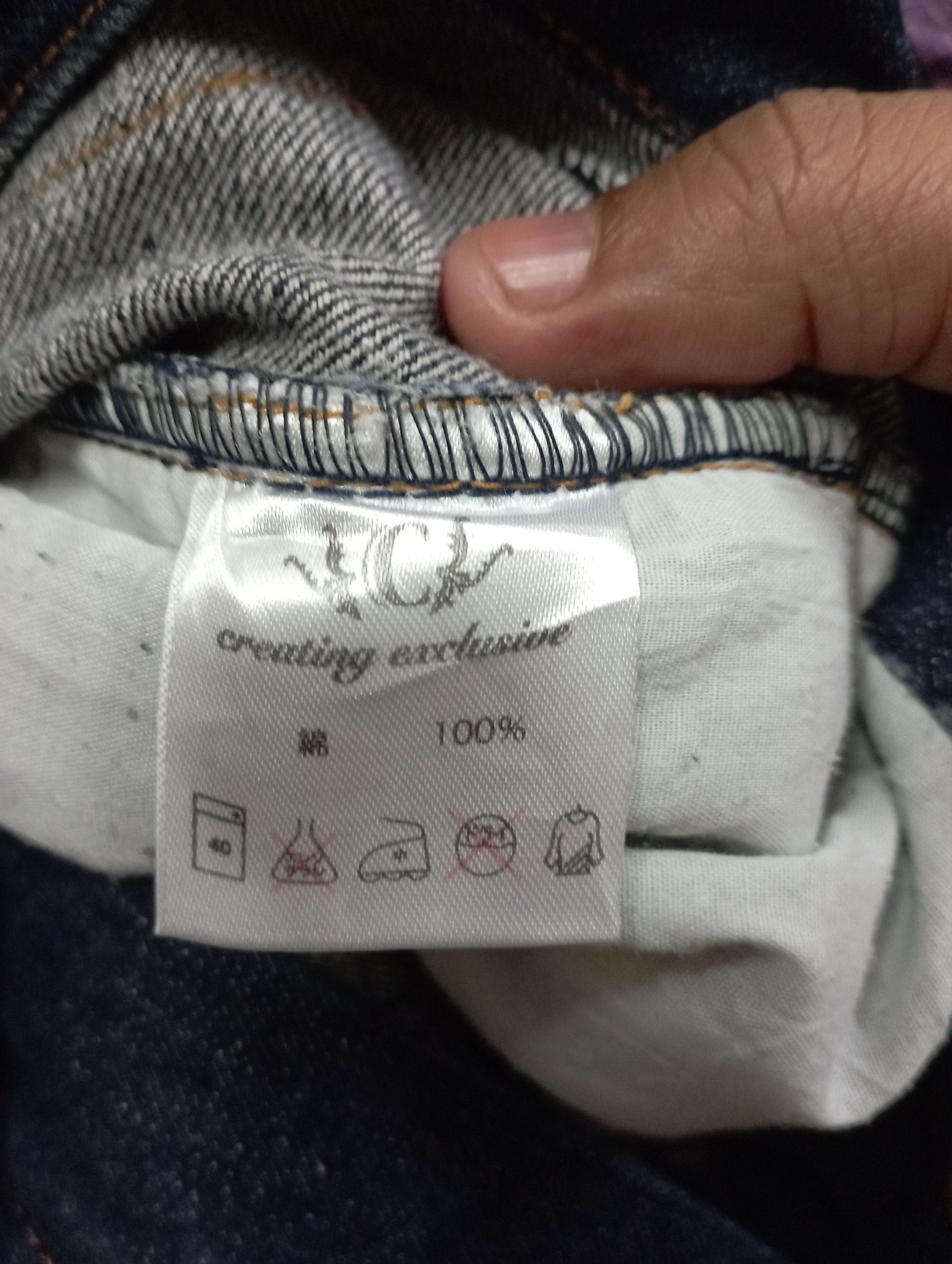Nicole Club Japanese Brand VCV Like Sterling Ruby Painted Denim Style Size US 32 / EU 48 - 16 Thumbnail