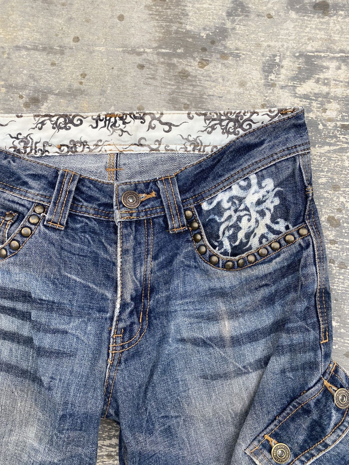 Other JAPAN TWENTY WORKS STUDDED COWBOY GORPCORE RAVE PUNK TORNADO Size US 32 / EU 48 - 6 Thumbnail