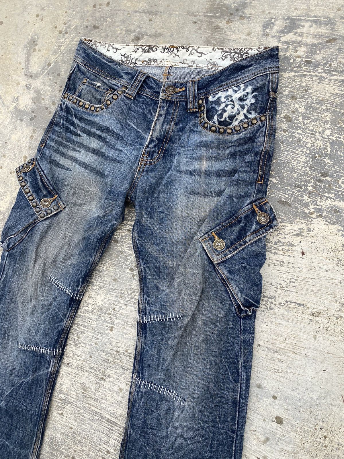 Other JAPAN TWENTY WORKS STUDDED COWBOY GORPCORE RAVE PUNK TORNADO Size US 32 / EU 48 - 4 Thumbnail