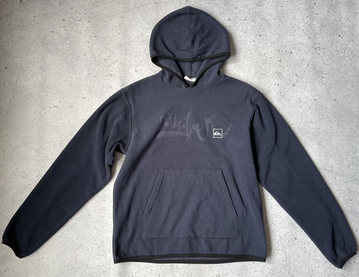 Quiksilver × Vintage Vintage Fleece Quicksilver Hoodie with Large Logo Size US S / EU 44-46 / 1 - 1 Thumbnail