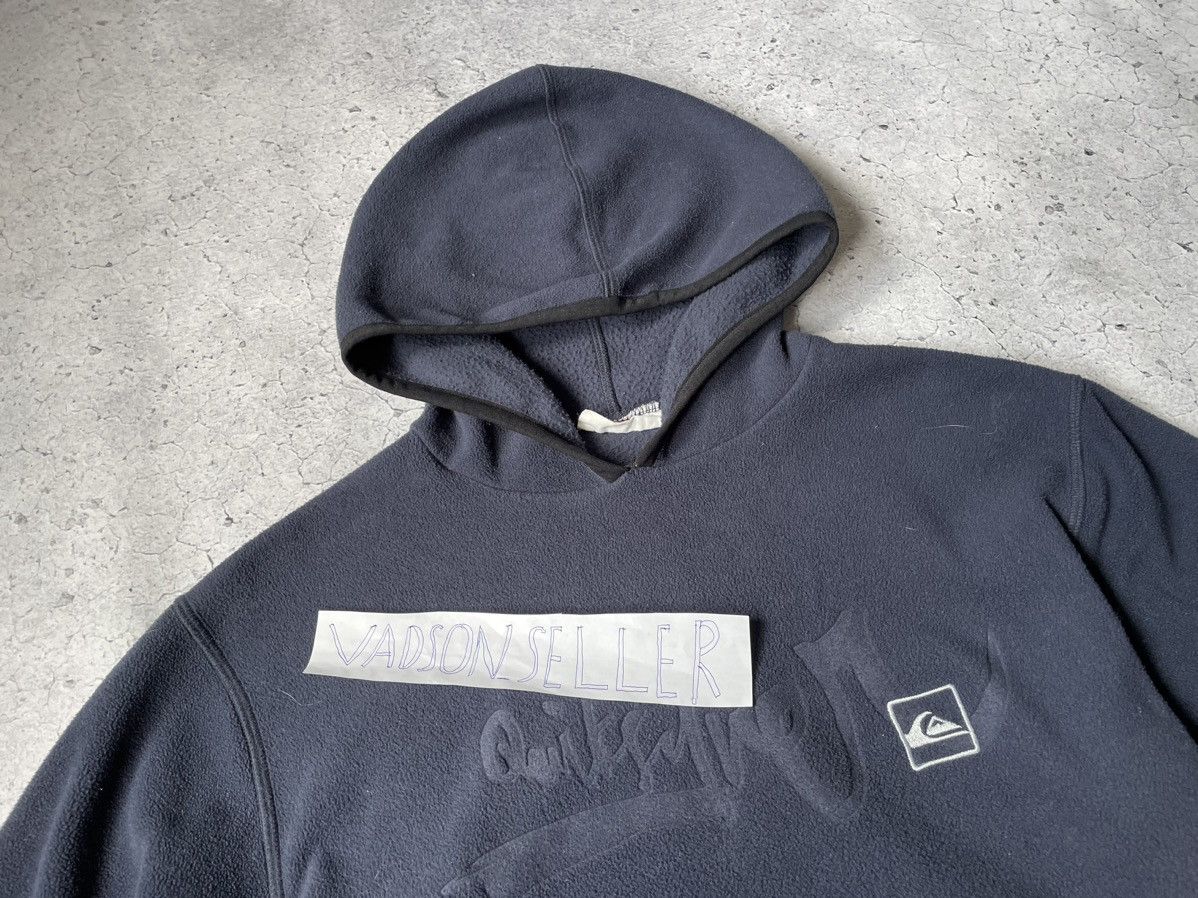 Quiksilver × Vintage Vintage Fleece Quicksilver Hoodie with Large Logo Size US S / EU 44-46 / 1 - 8 Thumbnail