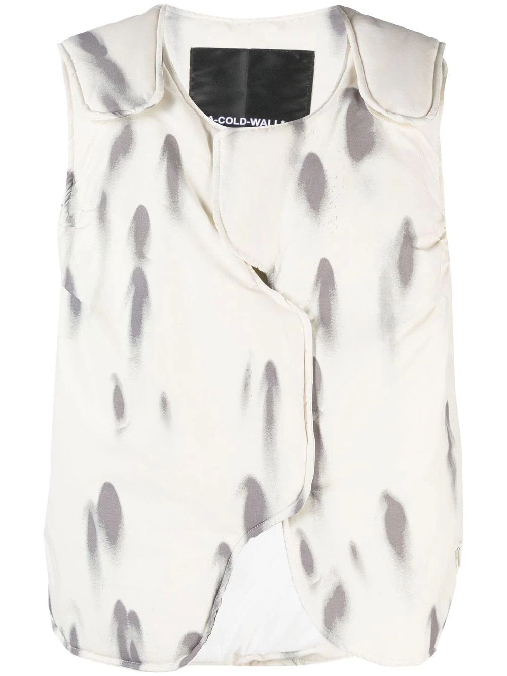 A-COLD-WALL* ACW asymetrical Gilet Bone Blur Puffer Crop tactical modular Size US M / EU 48-50 / 2 - 6 Thumbnail