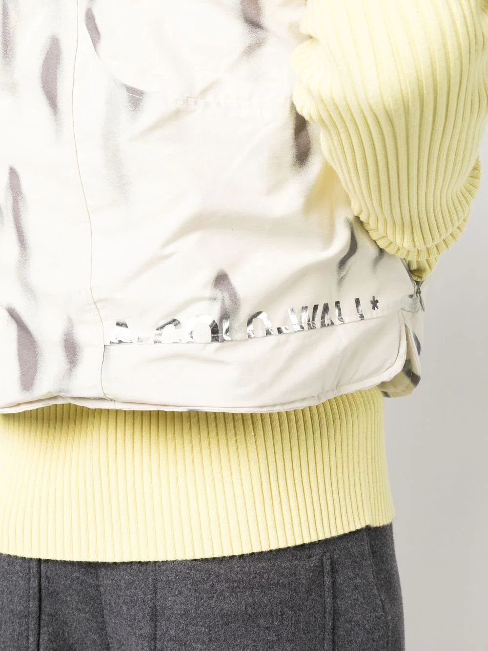 A-COLD-WALL* ACW asymetrical Gilet Bone Blur Puffer Crop tactical modular Size US M / EU 48-50 / 2 - 13 Thumbnail