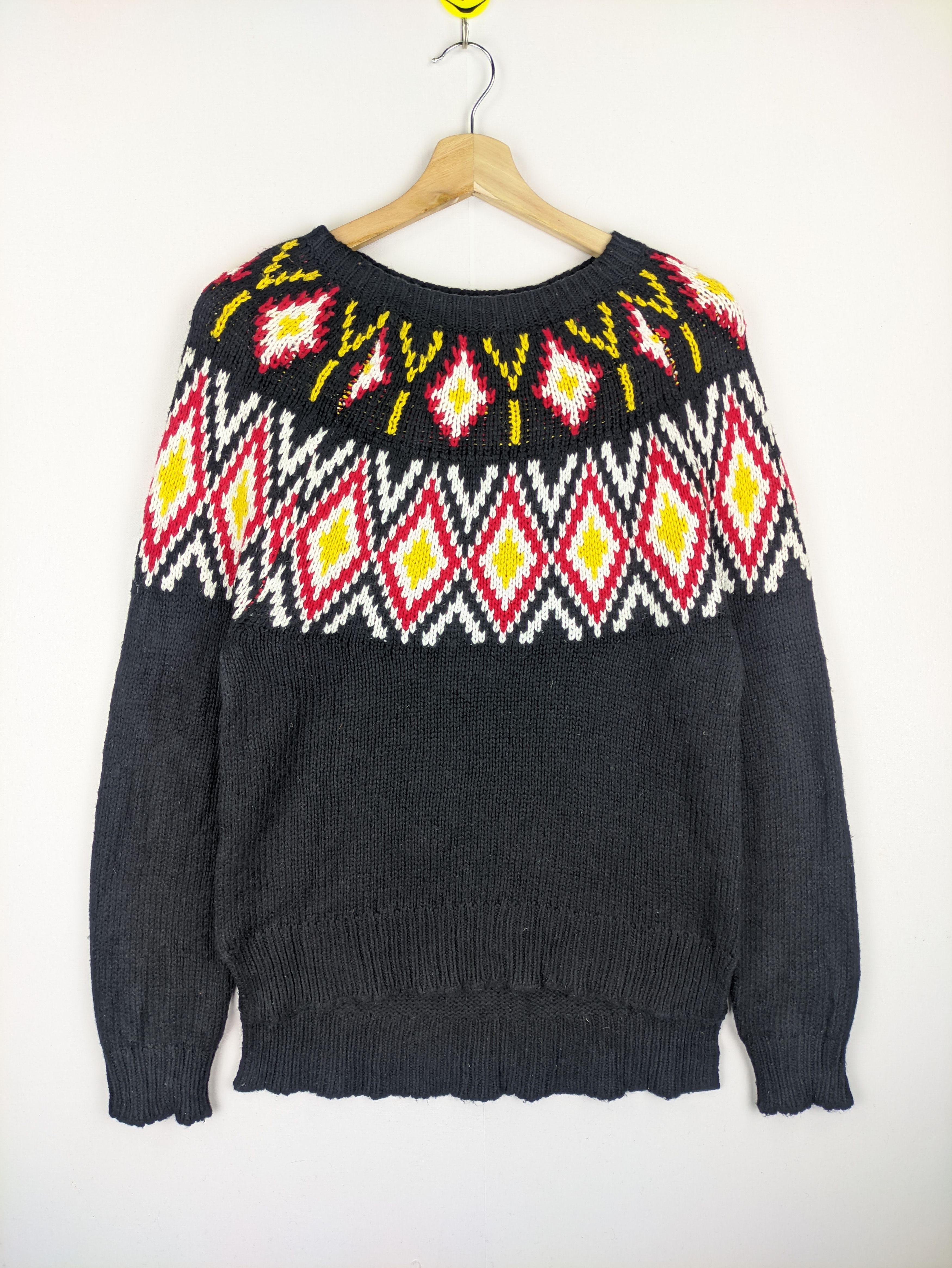 Japanese Brand Steals🔥Knit Sweater Native Patterned by BCBG Maxazria Size M / US 6-8 / IT 42-44 - 1 Thumbnail