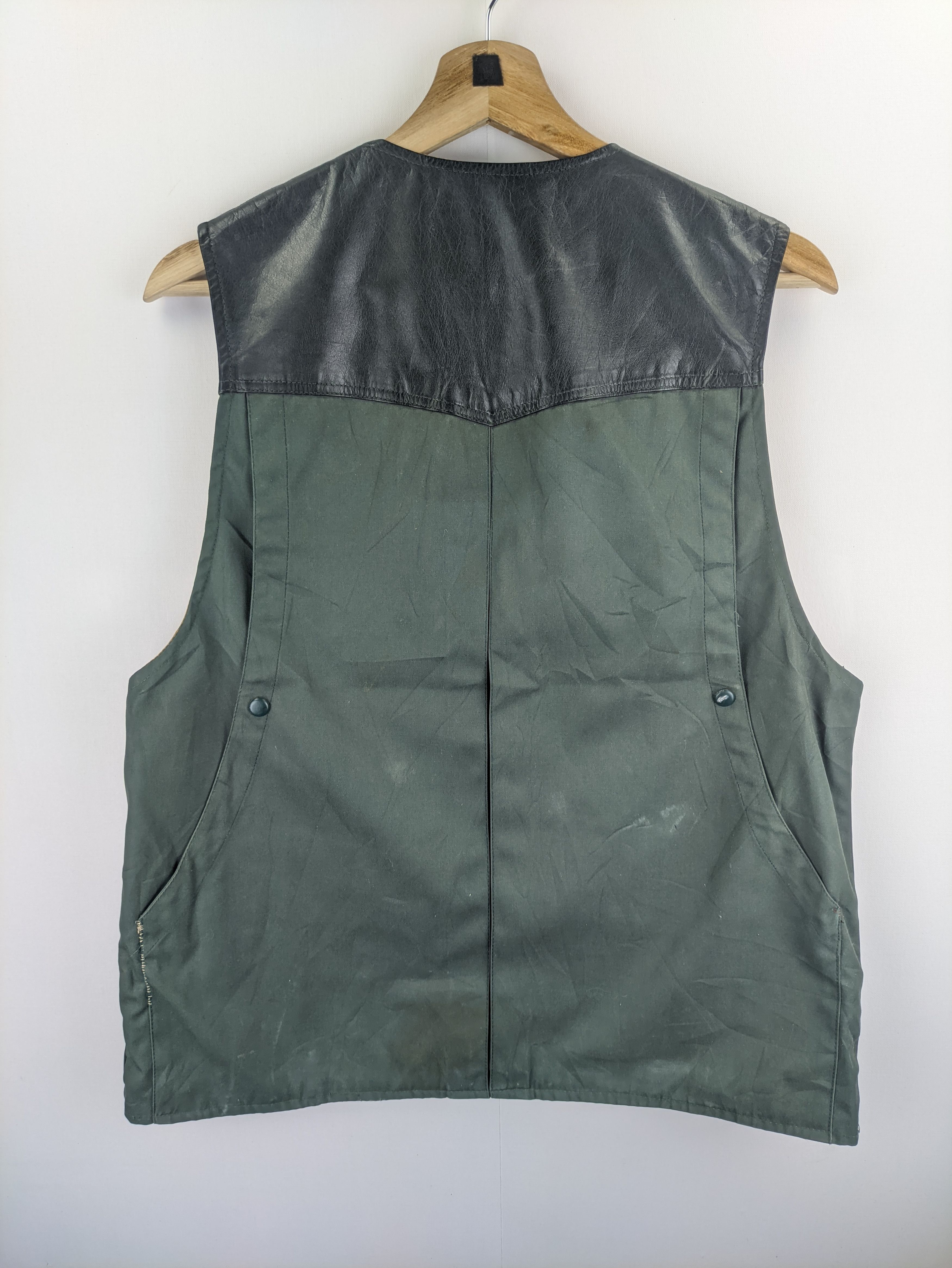 Descente Steals🔥Vintage Vest PU Leather by Descente Size US M / EU 48-50 / 2 - 2 Thumbnail