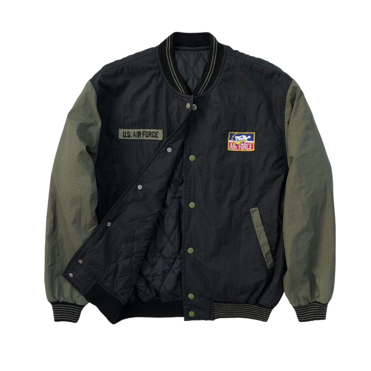 Vintage Vintage 90s US.Air Force Stadium Jacket Size US L / EU 52-54 / 3 - 6 Thumbnail