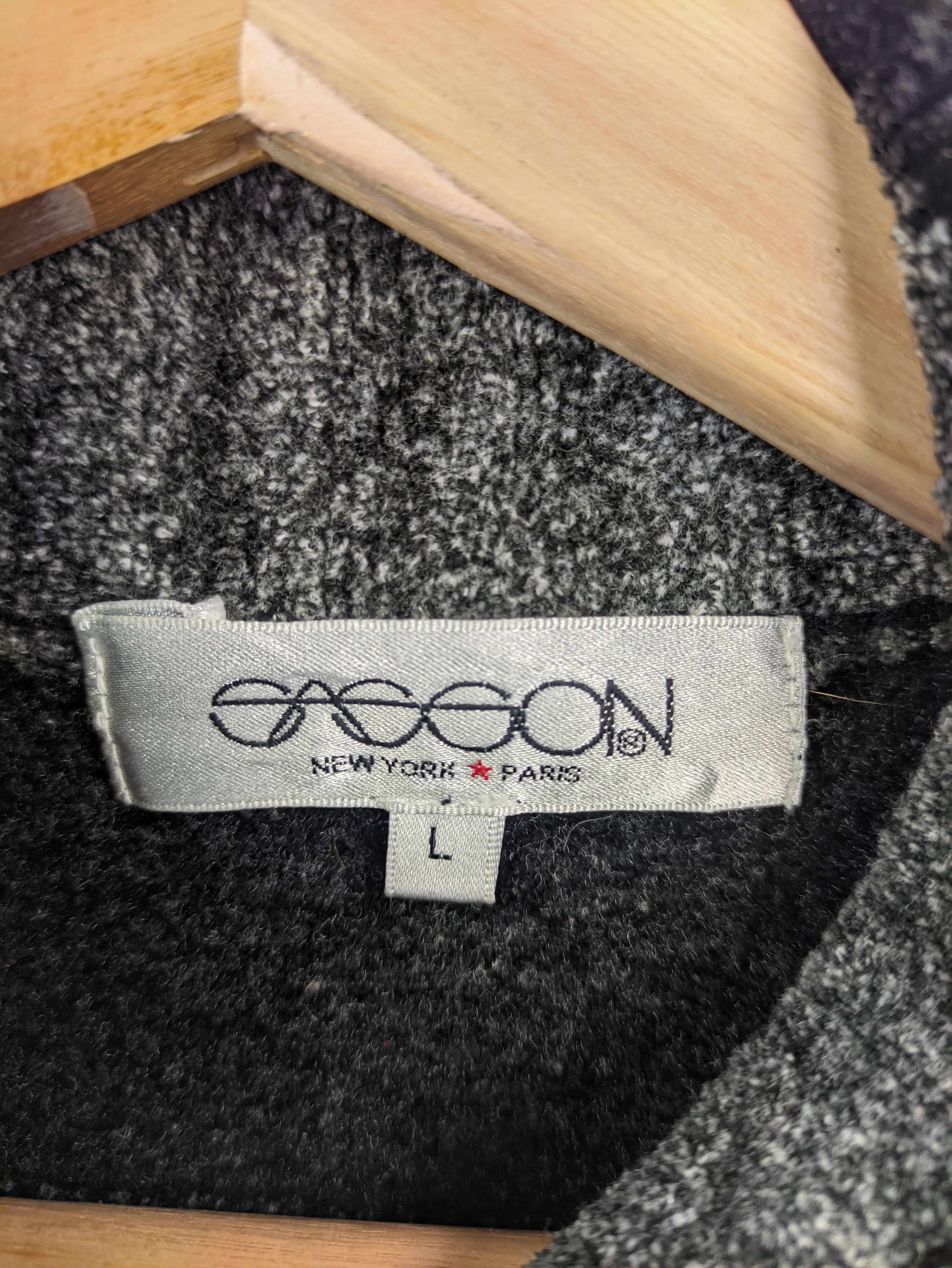 Japanese Brand Steals🔥Vintage Knit Sweater Stripe Patterned by Sasson Size US M / EU 48-50 / 2 - 3 Thumbnail